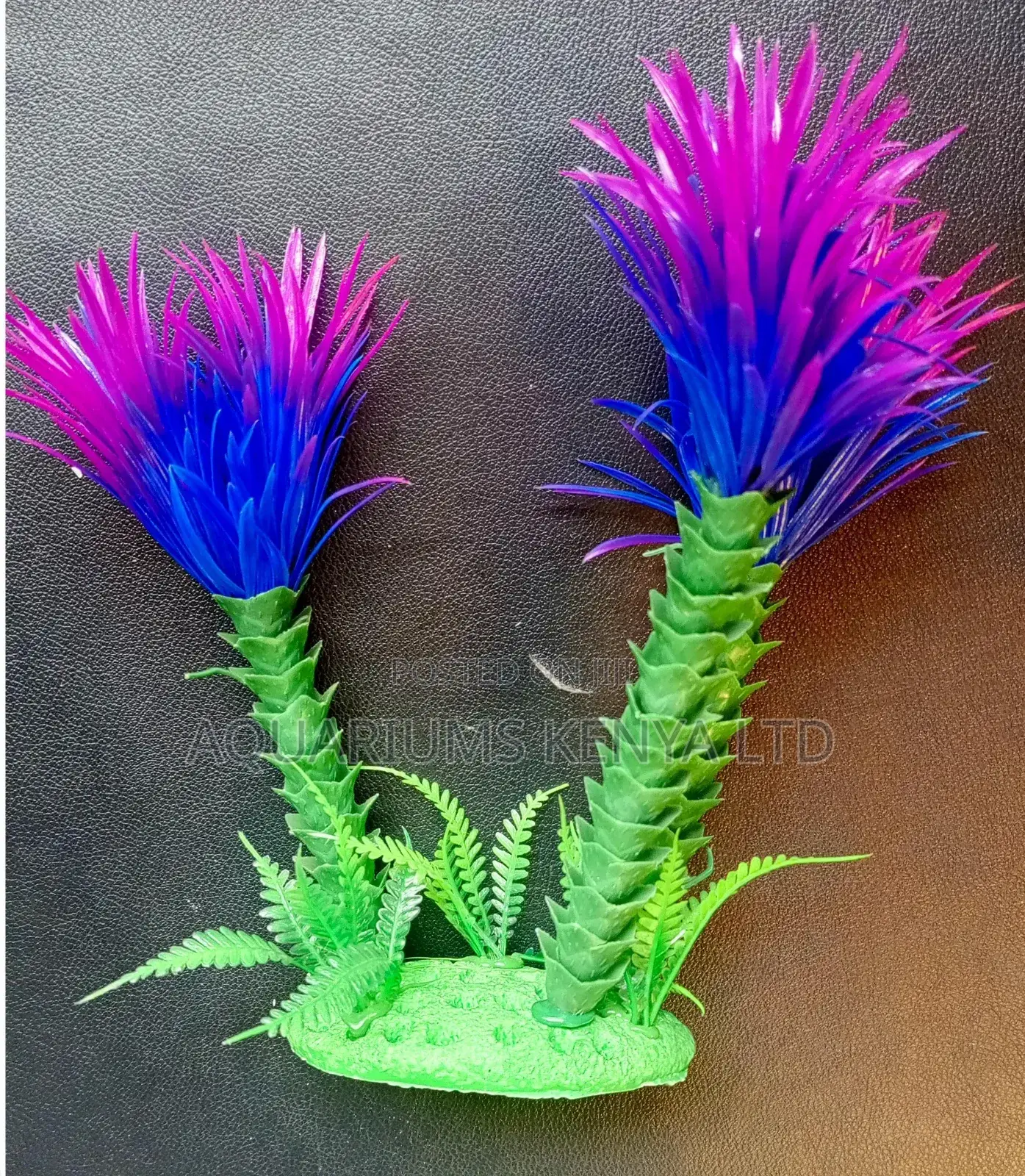 Purple With Pink Lash and Green Stem Artificial Plants