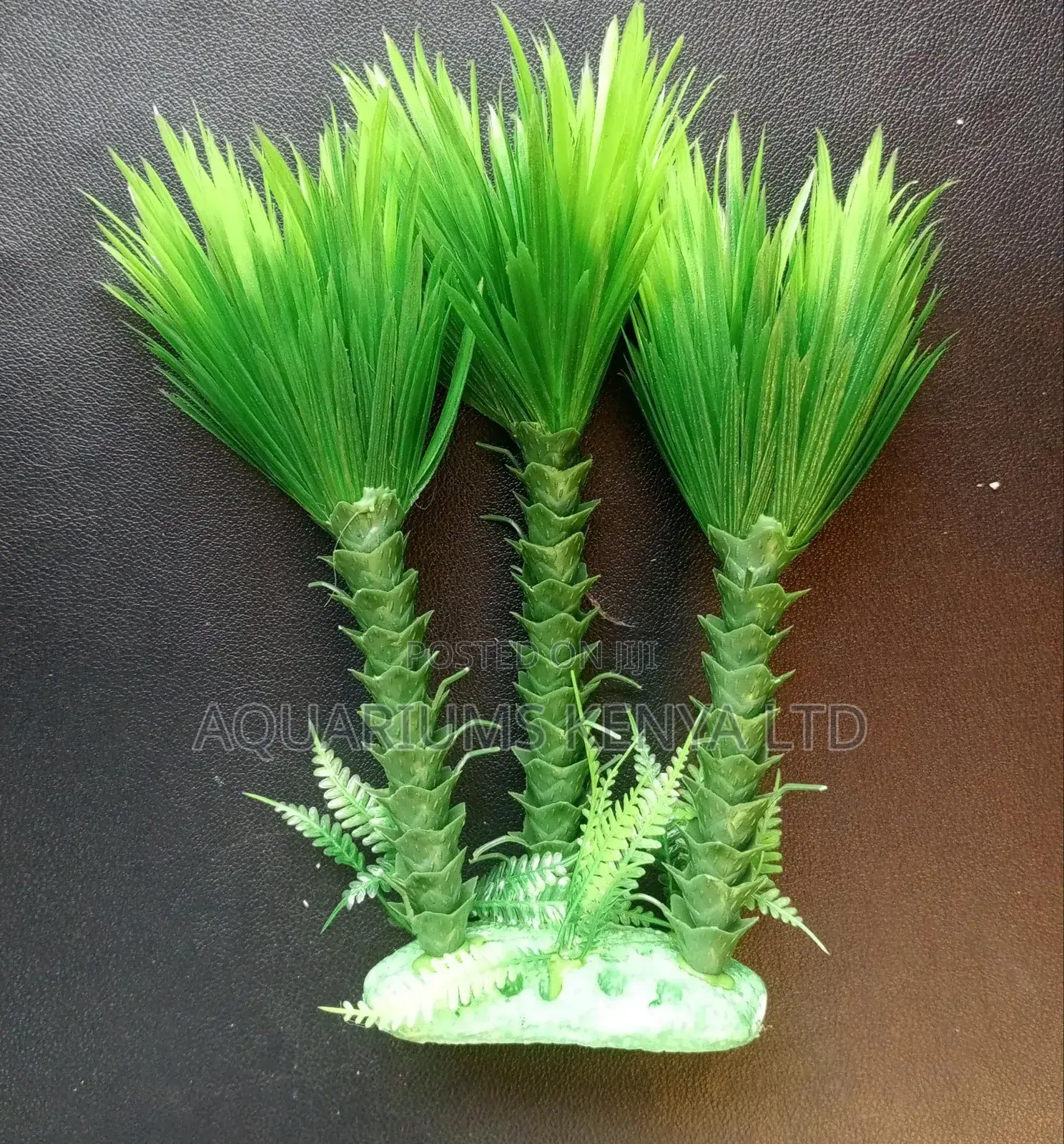 Green With Yellow Lash and Green Stem Artificial Plants