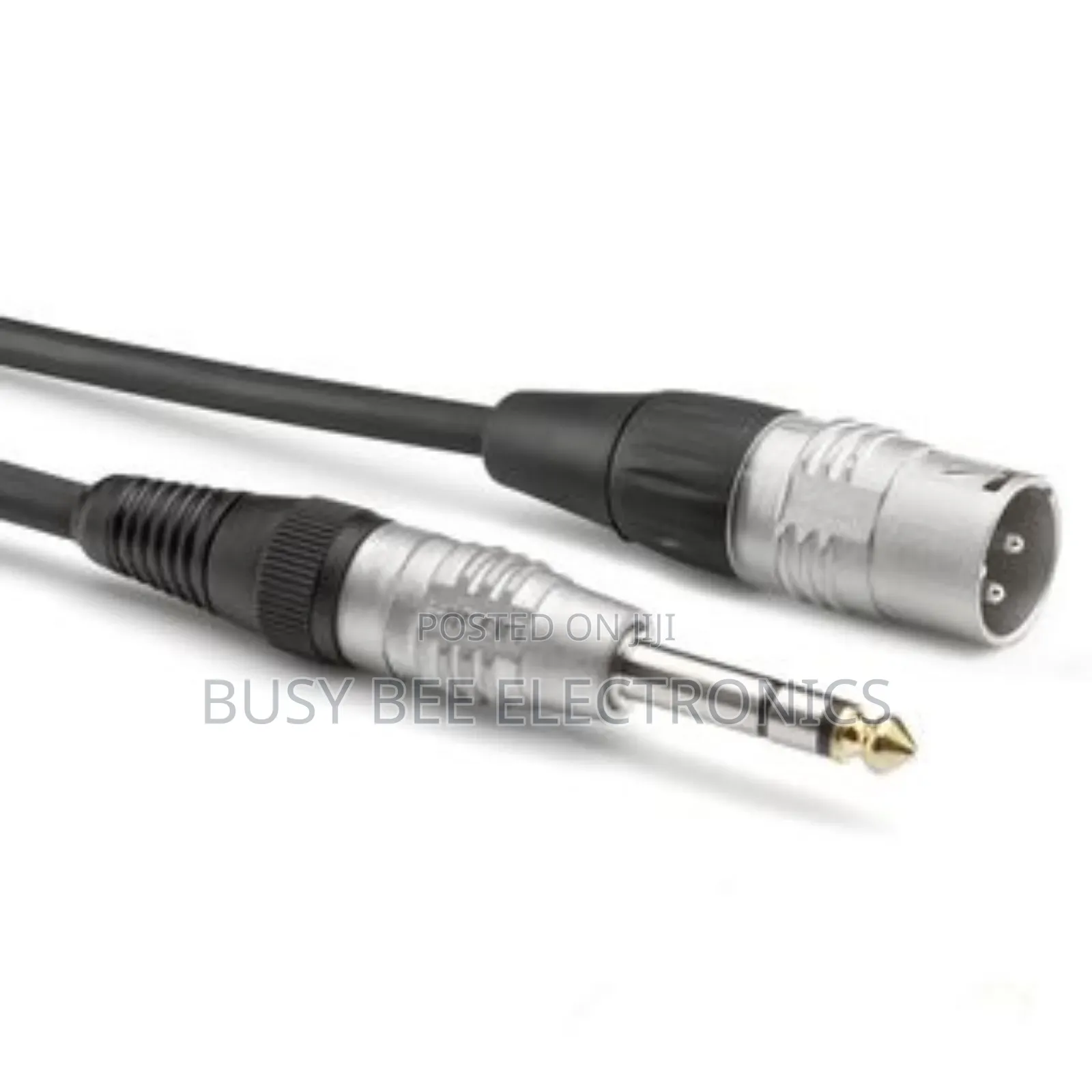 XLR Male to Monojack Cable 3m