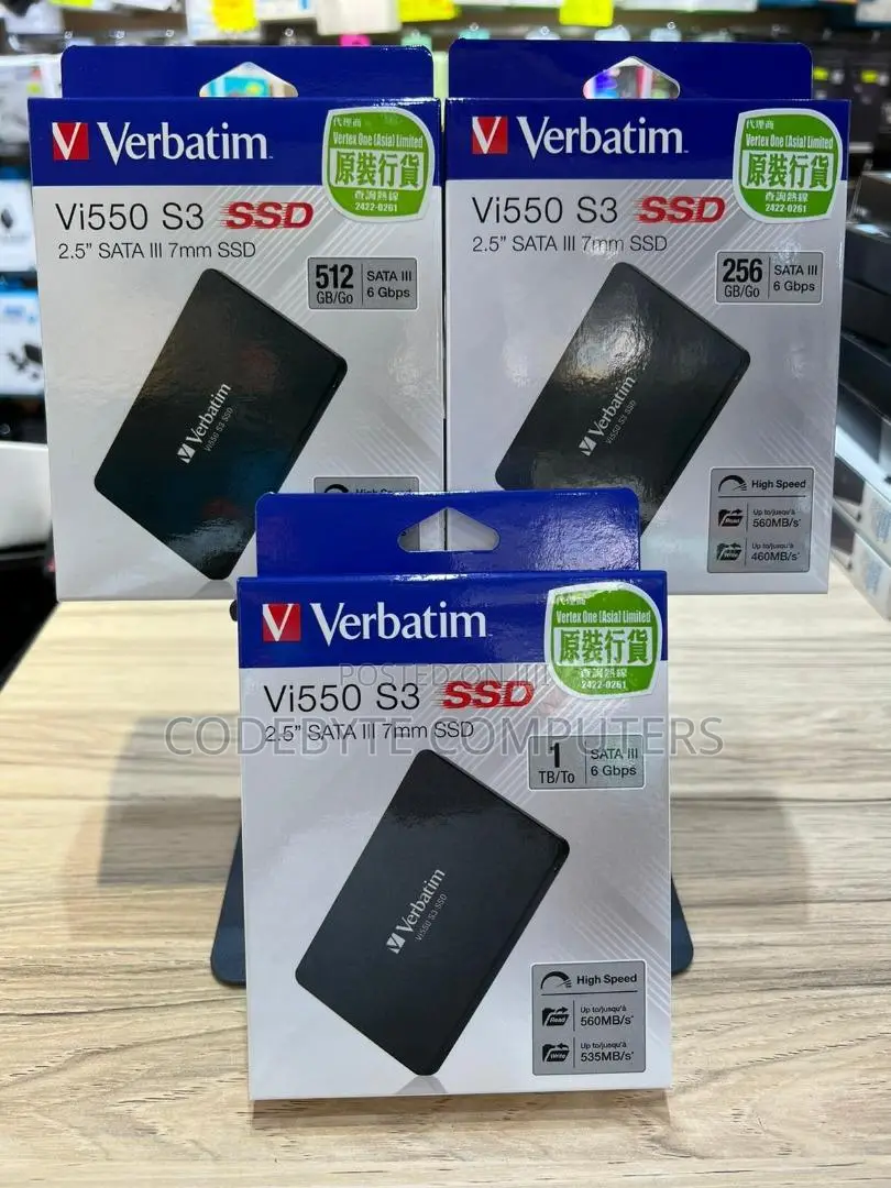 Verbatim Vi550 S3 2.5” Sata Internal SSD 1tb