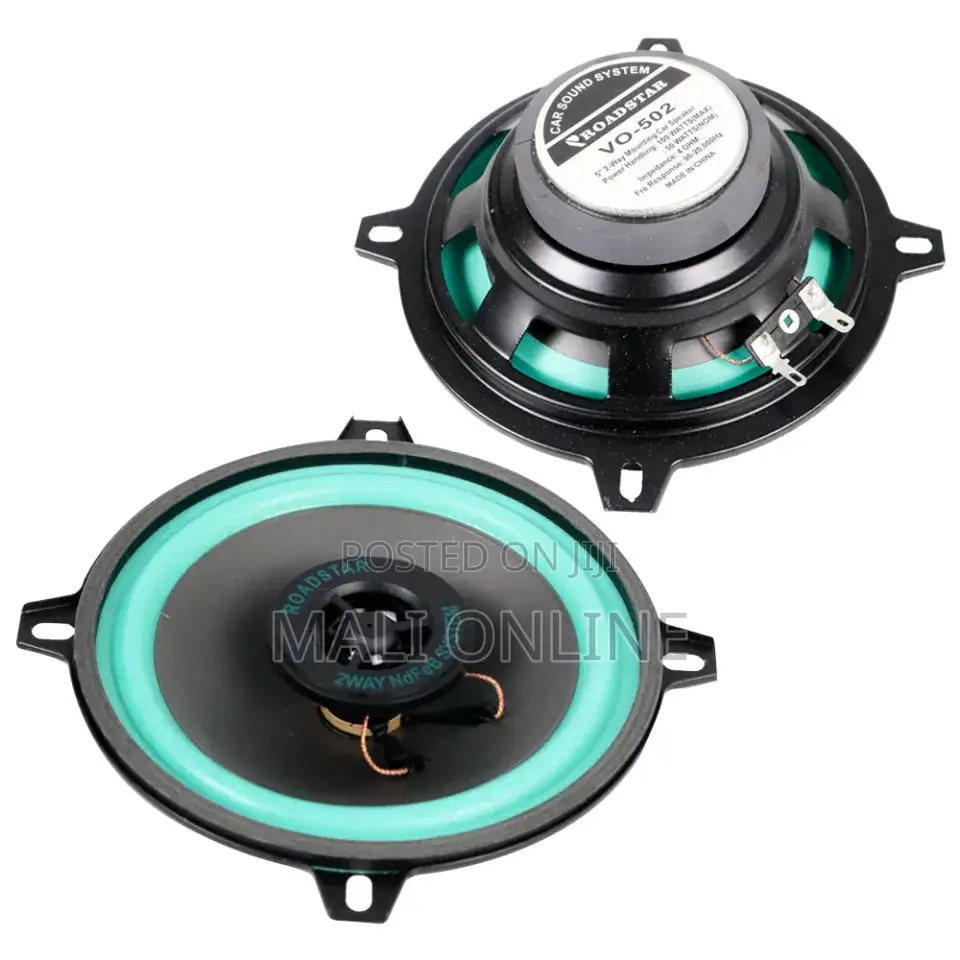 5" Car Speaker 2-Way 100w Coaxial Speakers