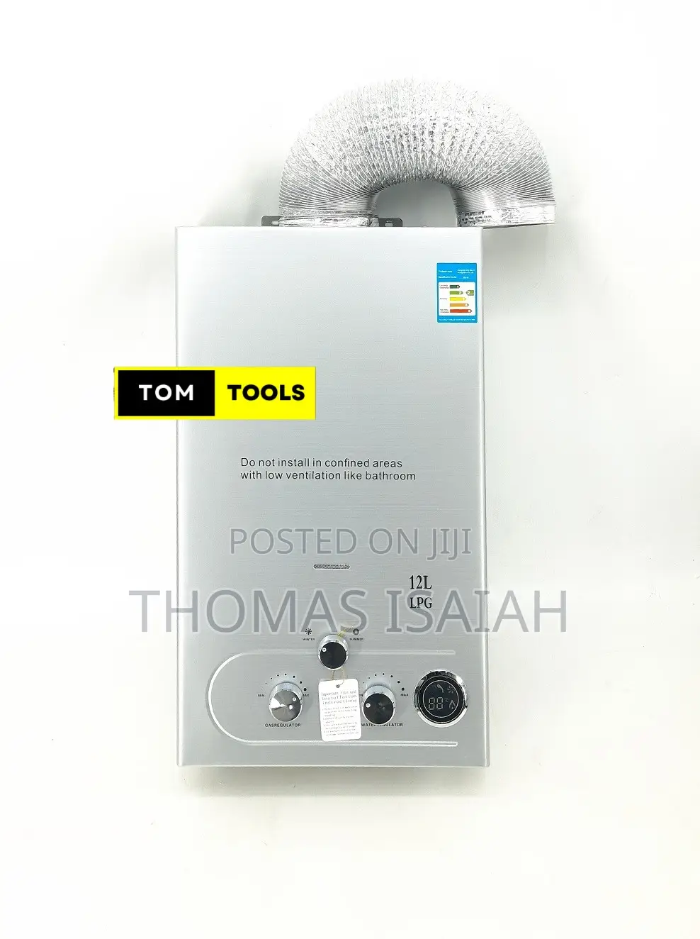 12L LPG Gas Instant Shower Tankless Water Heater