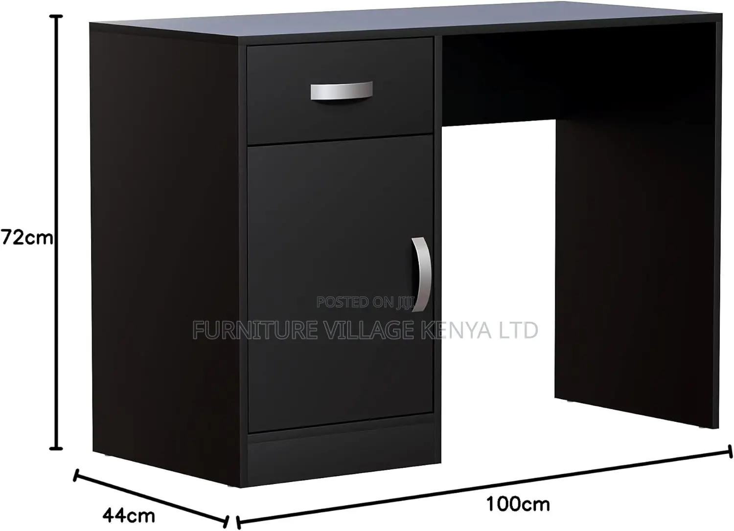 1200mm Home Office Study Desk With Lockable Drawers