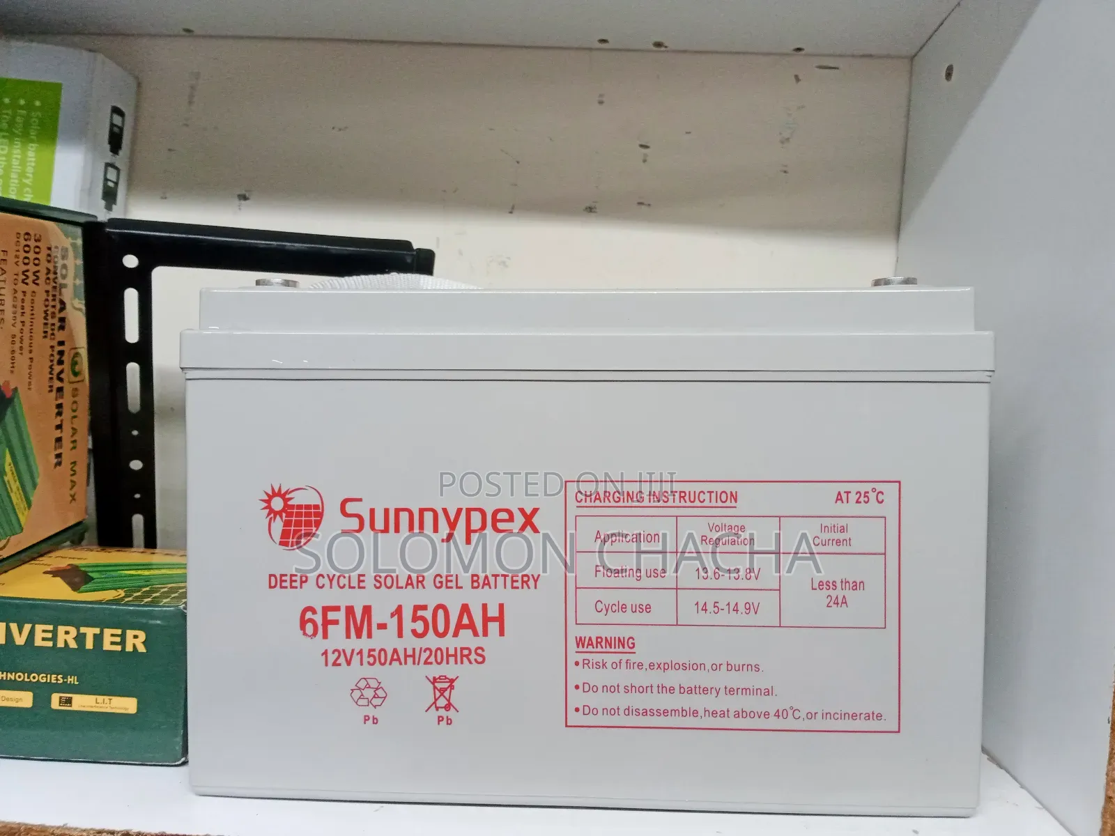 Best 150ah Sunnypex Deep Cycle Gel Solar Battery 12V