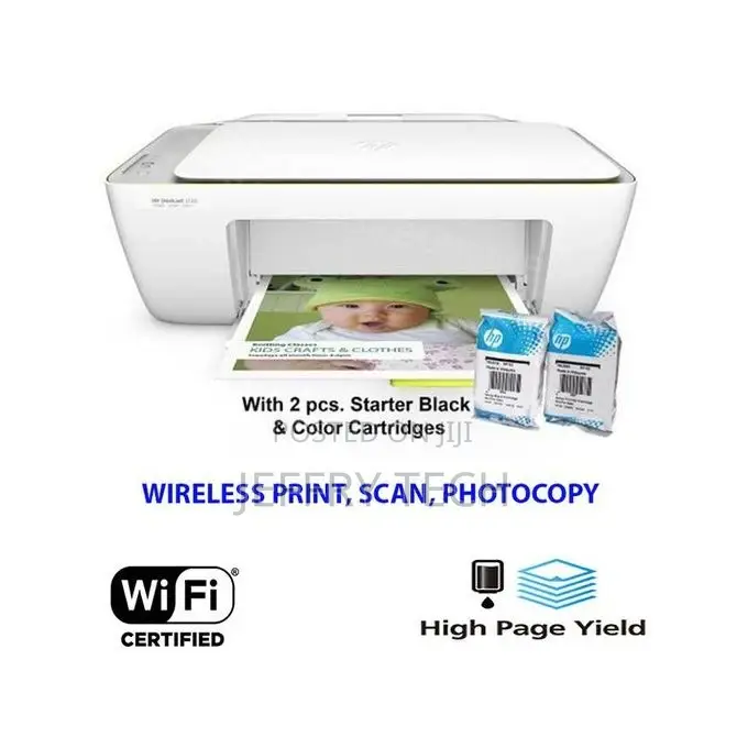 HP DESKJET 2710 WIRELESS Plug Print, Copy Scan