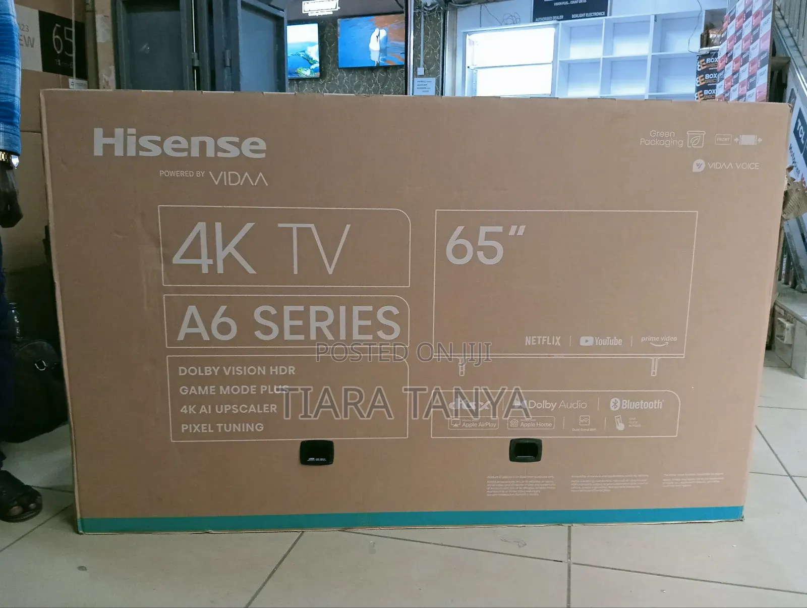Hisense 65"Inches Smart Frameless Tv Vidaa