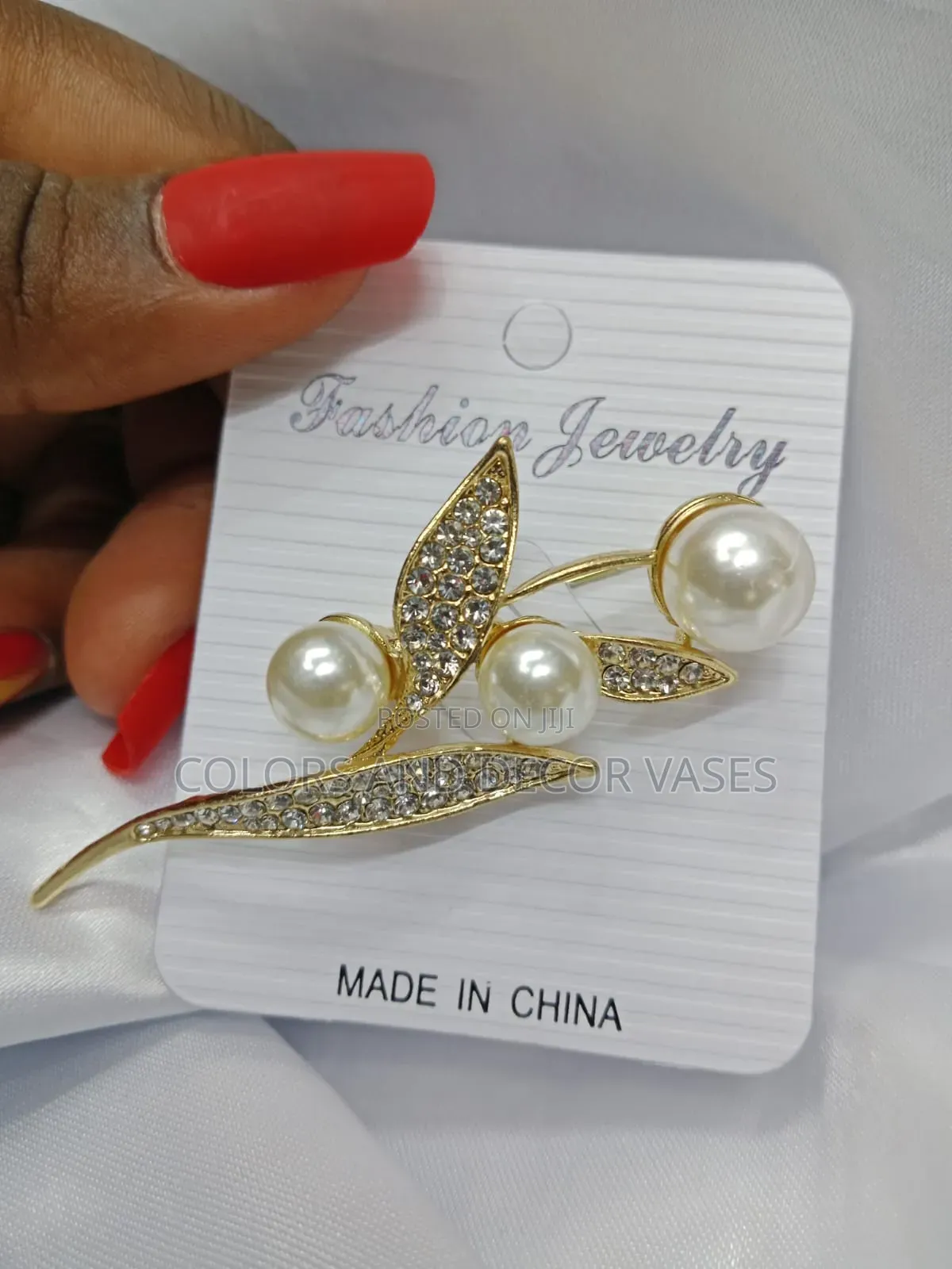 Brooches Gold and Silver Available