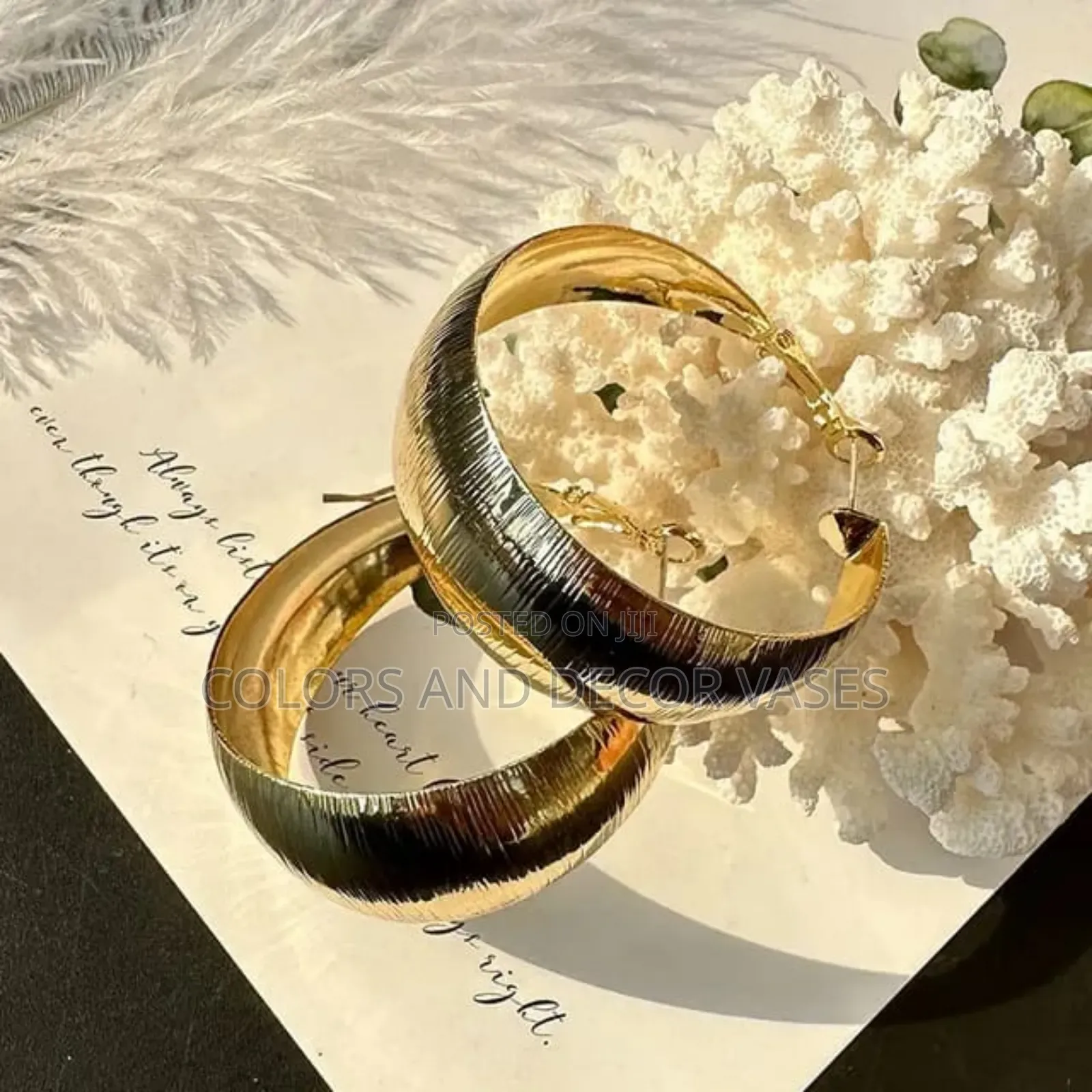 Earings Gold Coated