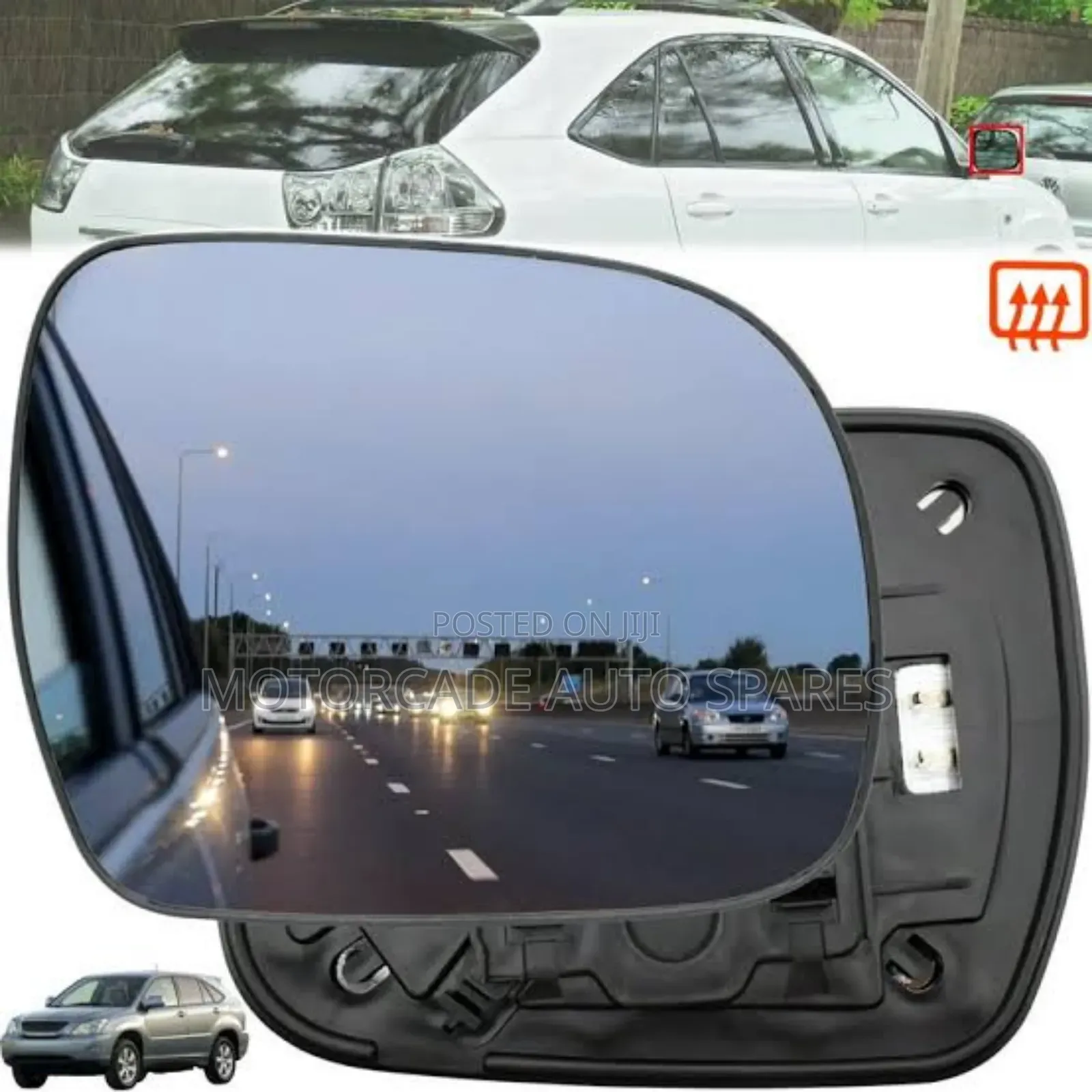 Toyota Harrier 2003 -2010 Side Mirror Glass