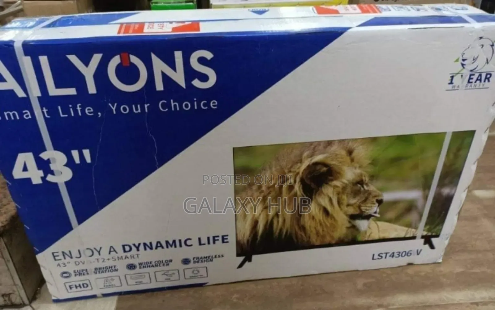 Ailyons 43inches Flameless Smarttv With Bluetooth