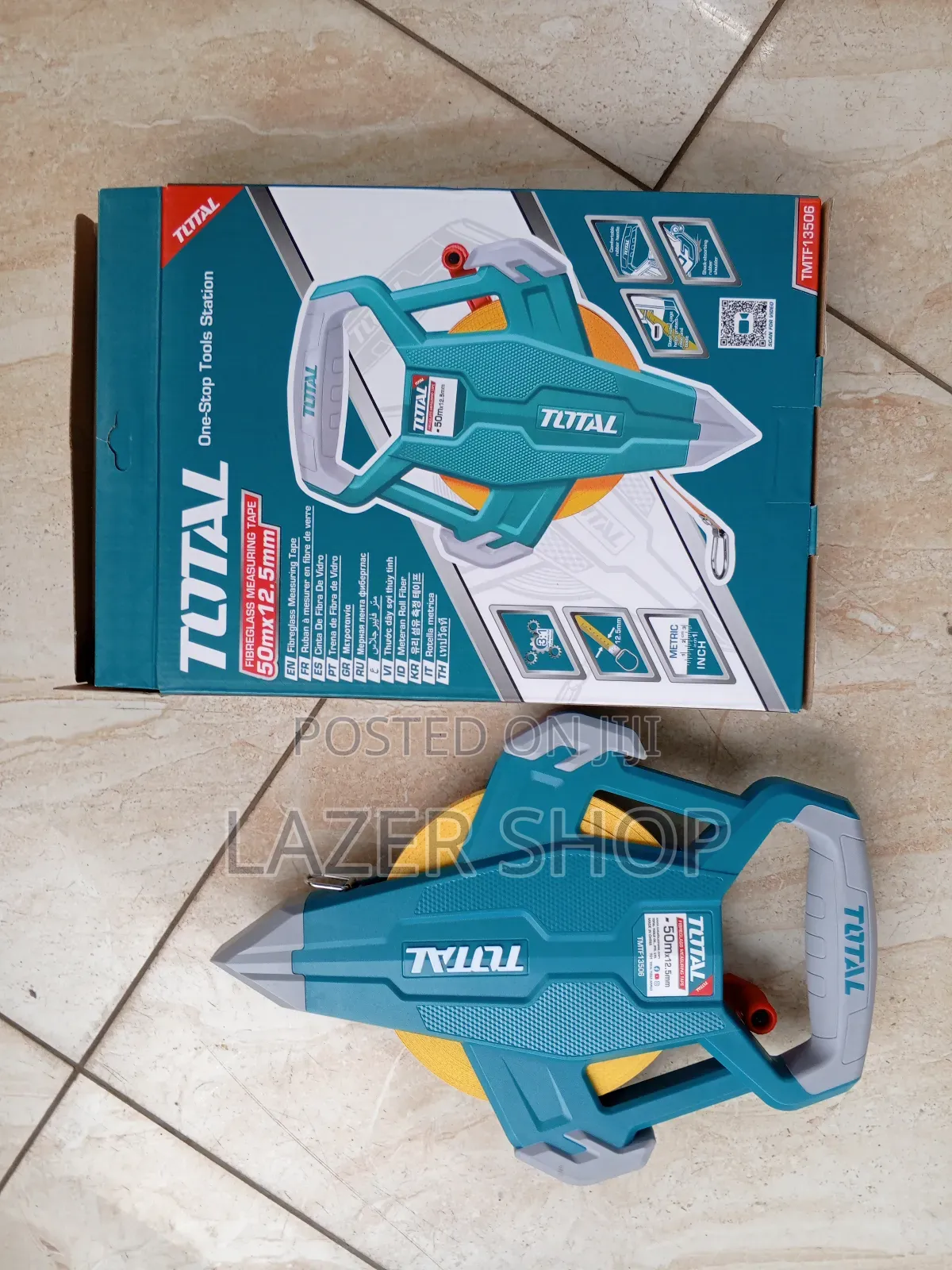 50m Fibreglass Measuring Tape