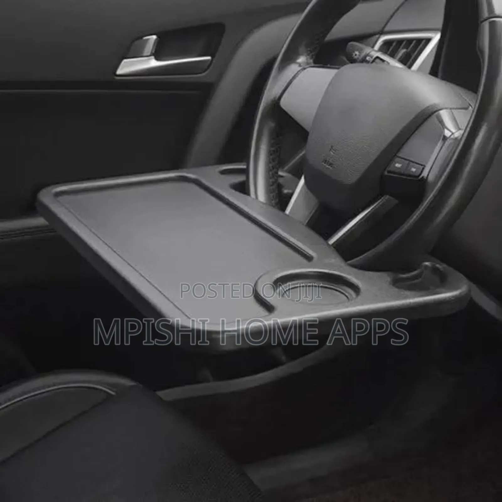 Wooden Steering Wheel Table