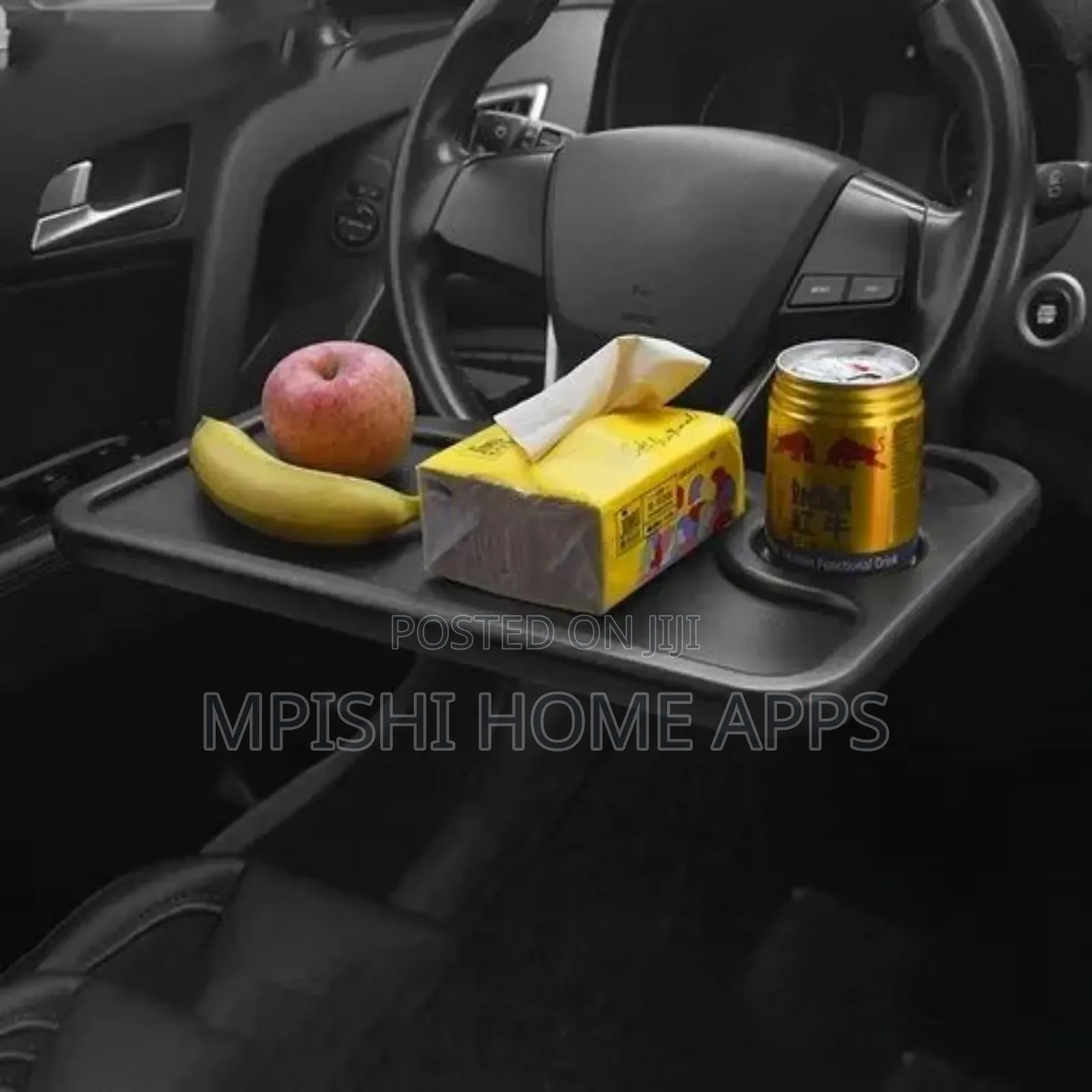 Wooden Steering Wheel Table