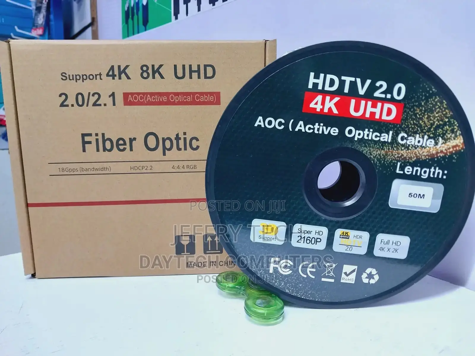HDMI 50M Fiber Optic 4K60 HDMI 2.0 Active Optical Cable