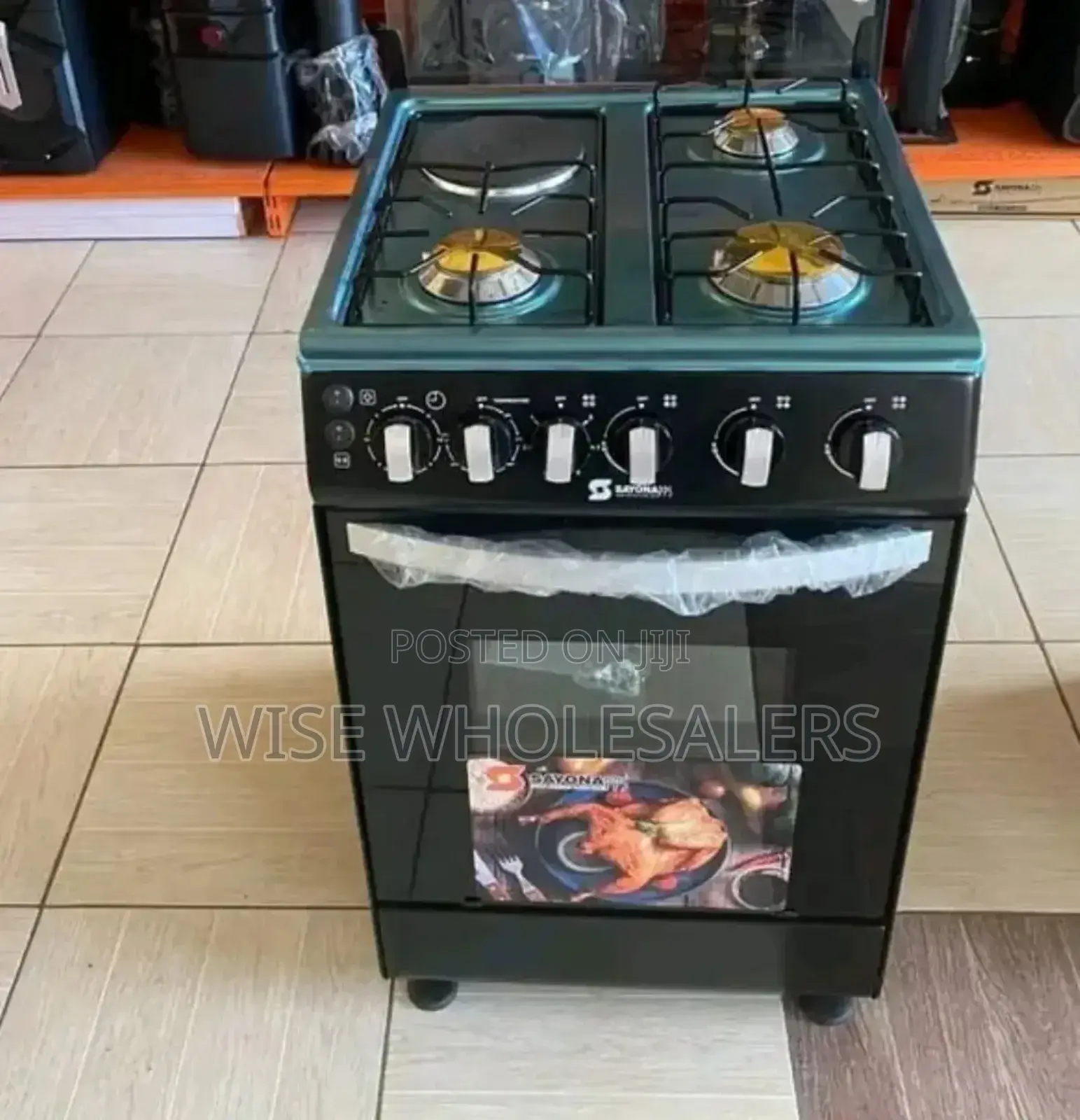 Sayona Free Standing Cooker-3 Gas PLUS 1 Hot Plate* 