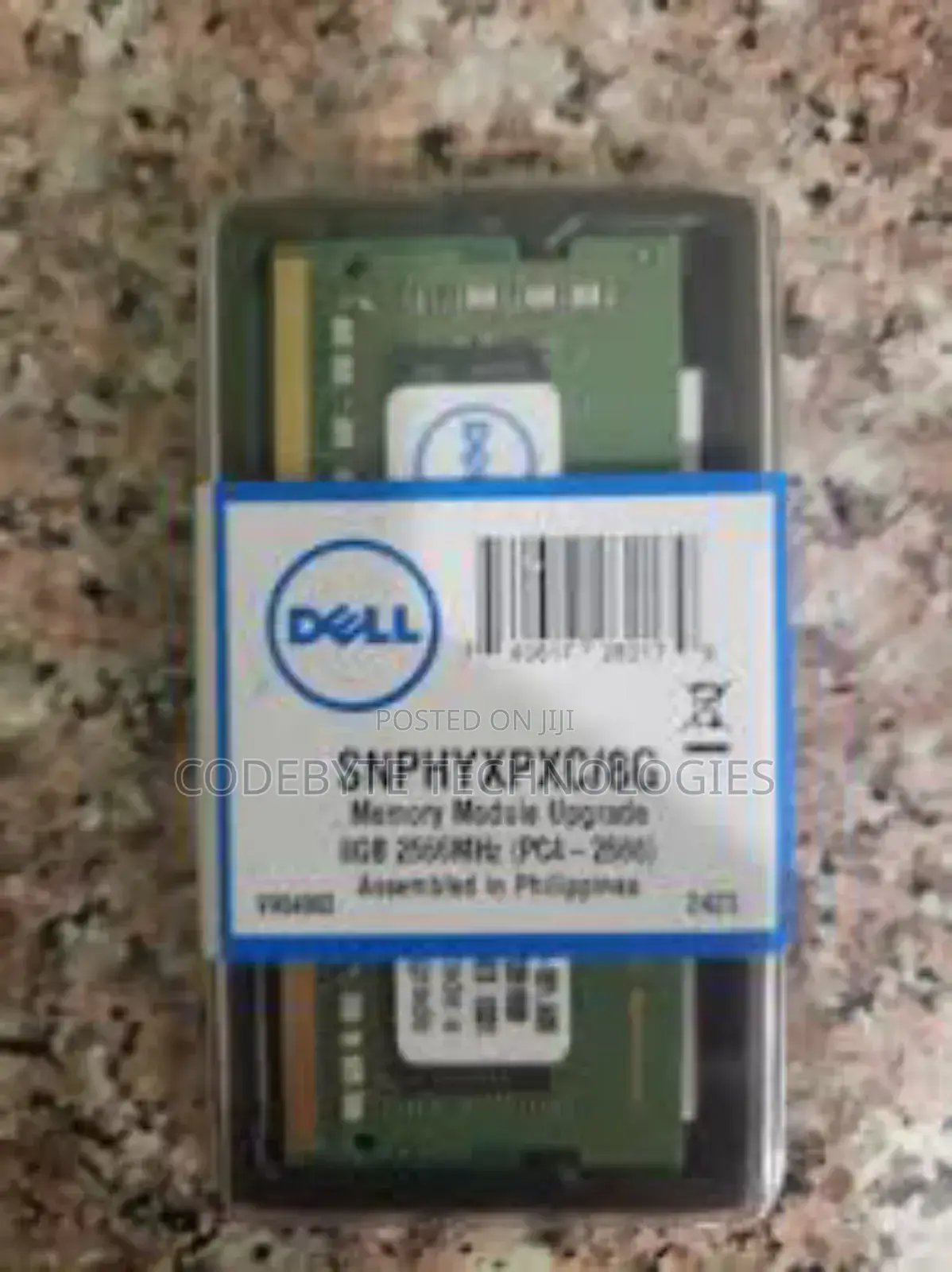 Dell 8GB Dual Rank DDR4 PC4-UDIMM, 2666mt/S^