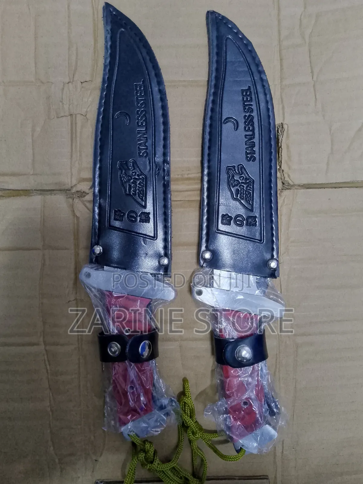 Durable Stainless Steel Knife for Heavy Duty, Camping, Kitch