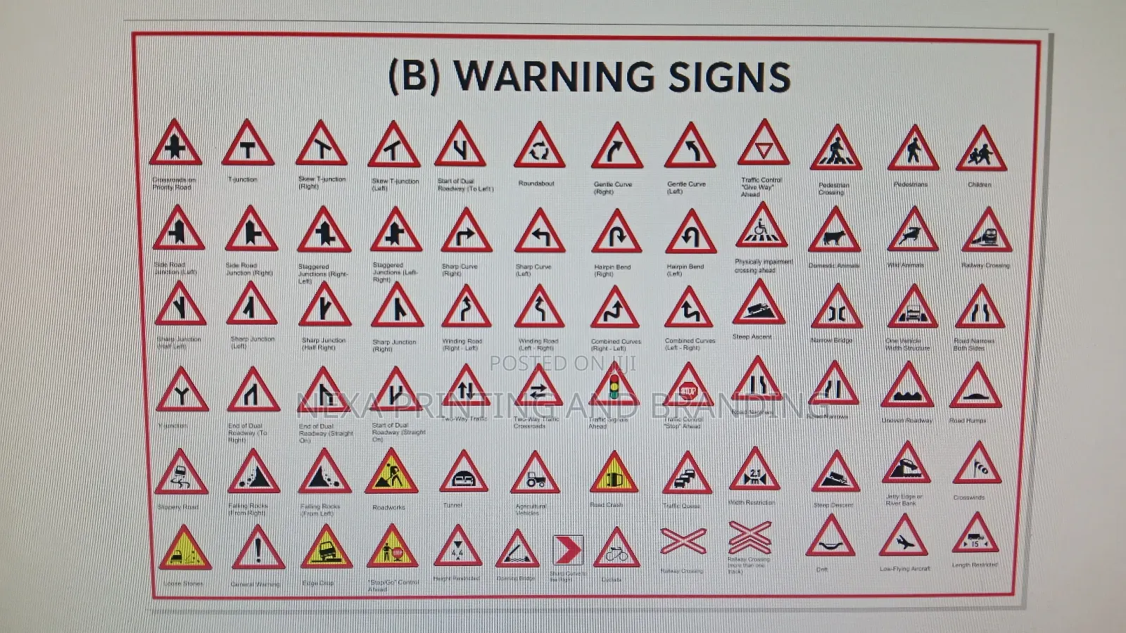 Banners and STICKERS Signs for Driving Schools