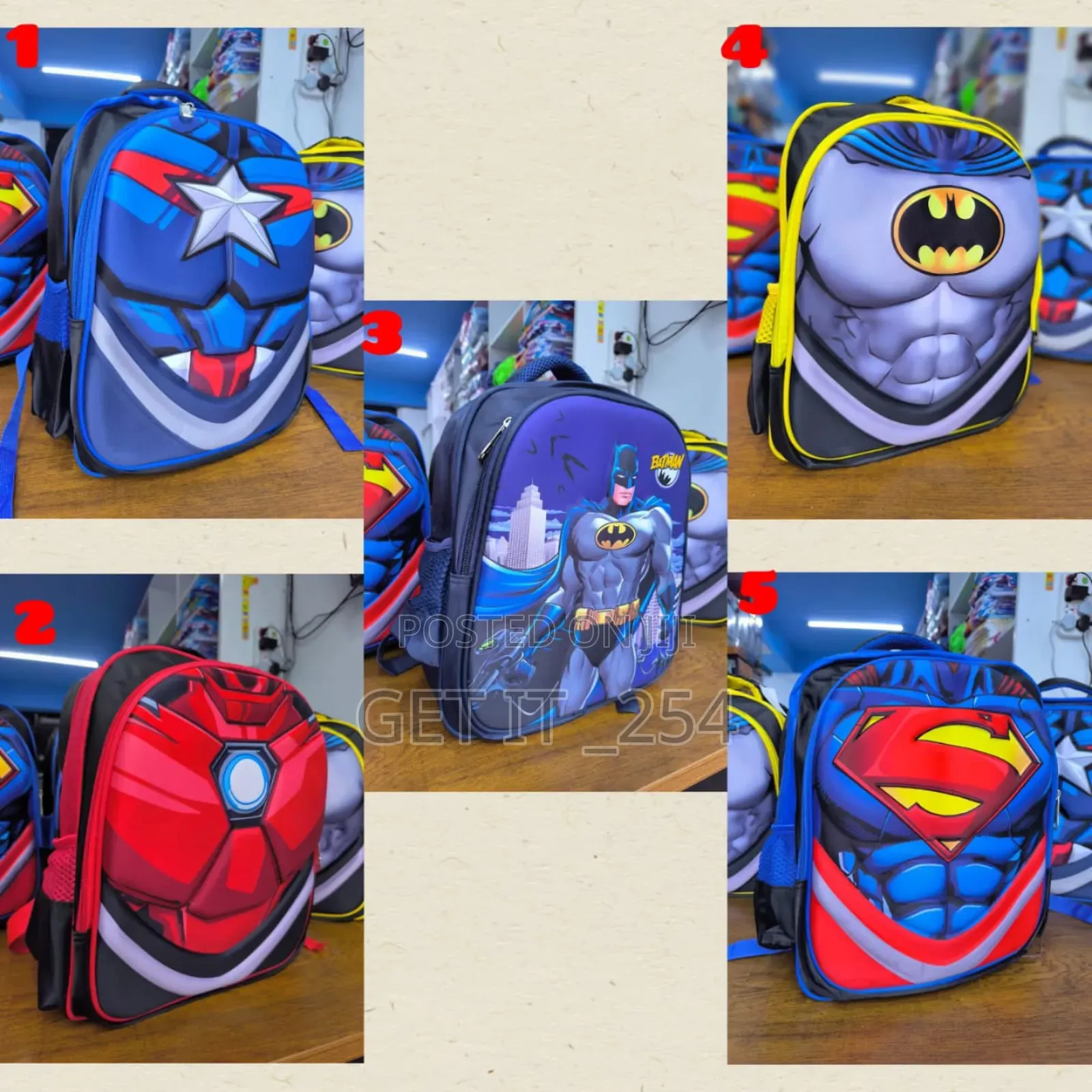 *Cartoon Themed School Bags*
Beautiful, Colorful Design
