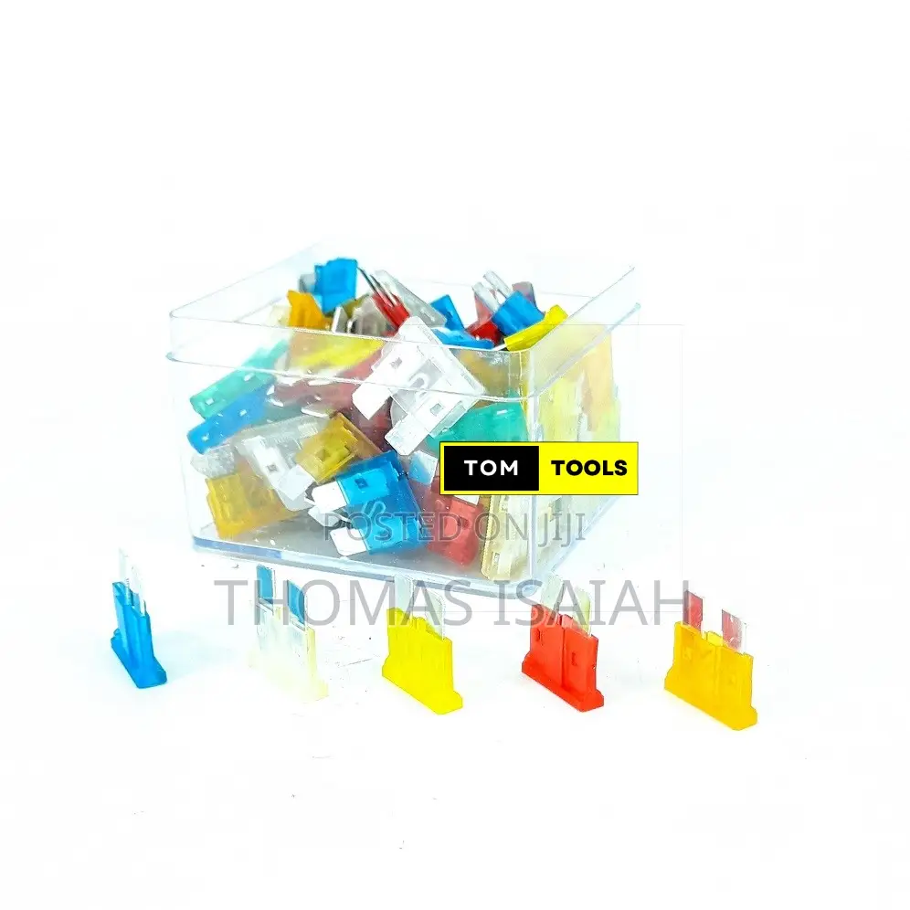100pcs Standard Blade Fuses 5A, 7.5A, 10A, 15A, 20A, 25A, 30