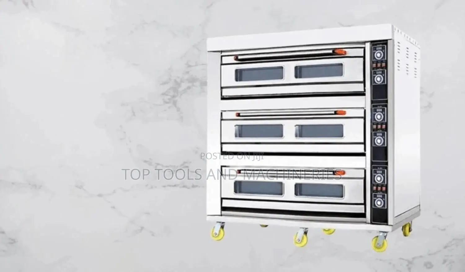 Premier 3 Deck 9 Trays Commercial Bakery Oven