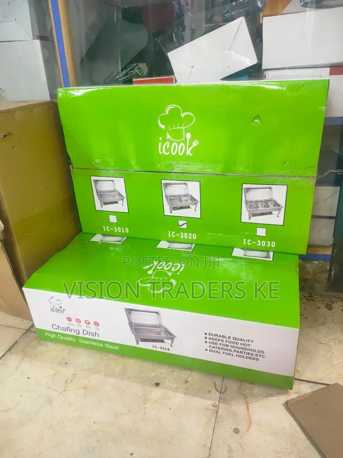 Icook IC-3010 9ltrs Single Chaffing Dish.