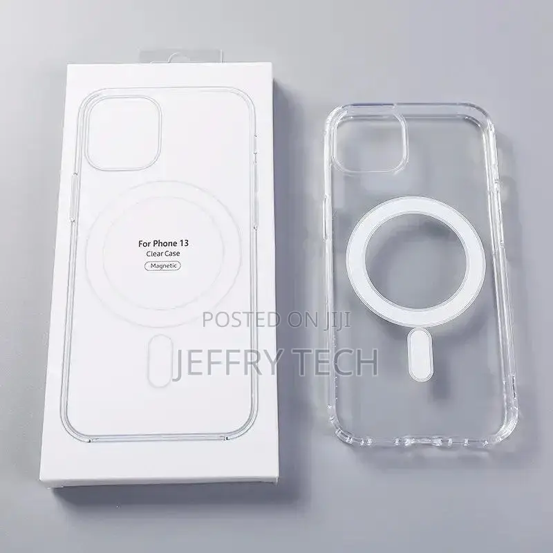 Magnetic TPU Clear Shockproof Phone Case for iPhone 15 14 13