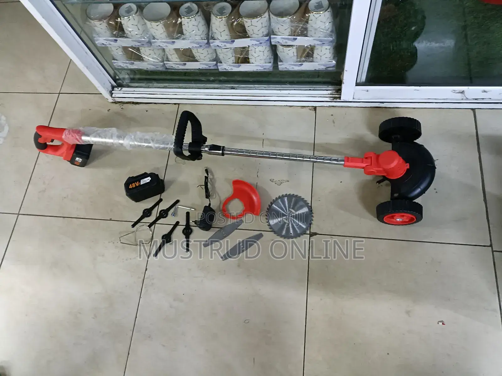 Brush Cutter With Mower Wheels