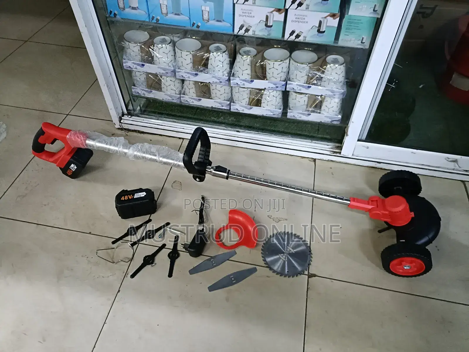 Brush Cutter With Mower Wheels