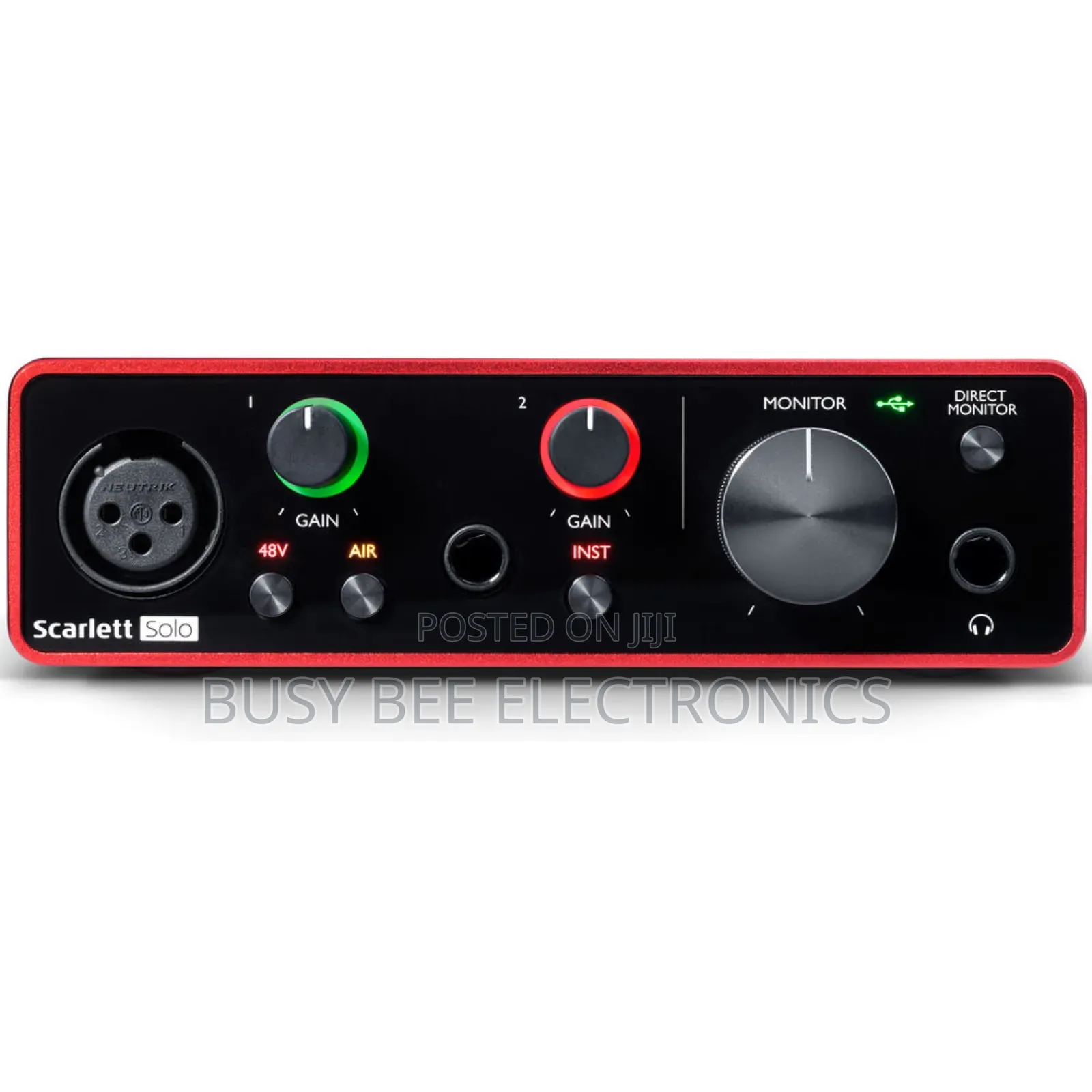 Scarlett Solo 2×2 USB Audio Interface -3rd Generation