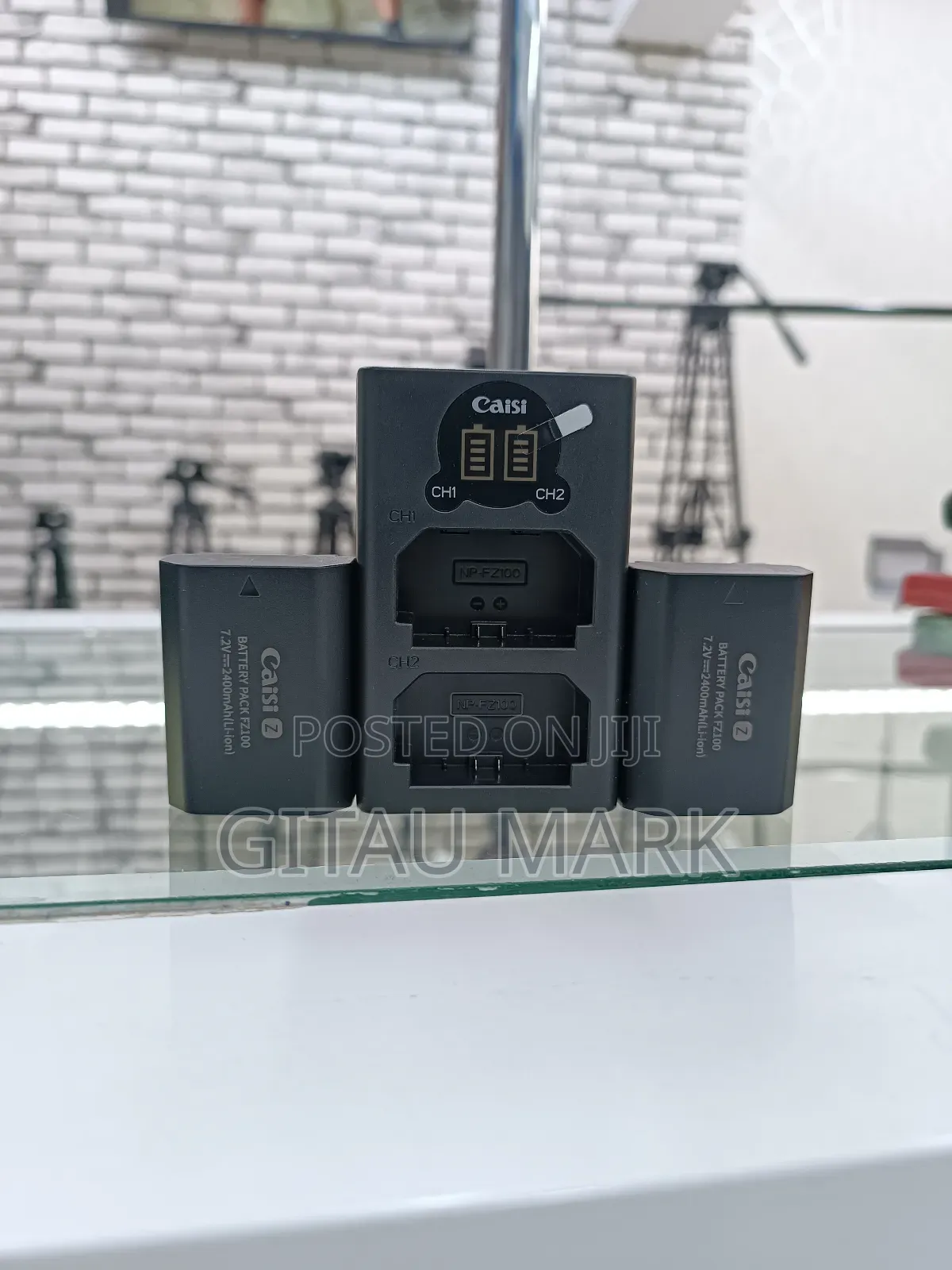 Caisi NP FZ100 Dual Battery Plus Charger