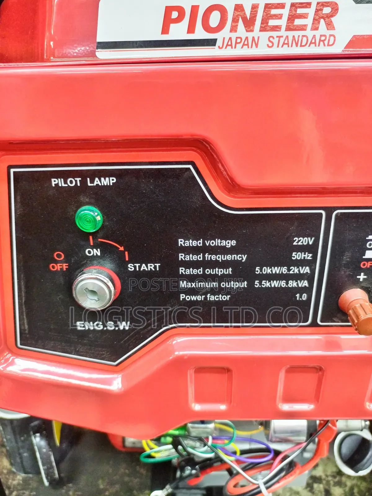 Pioneer Japan Pn6500en-6 6.8kva Gasoline Generator