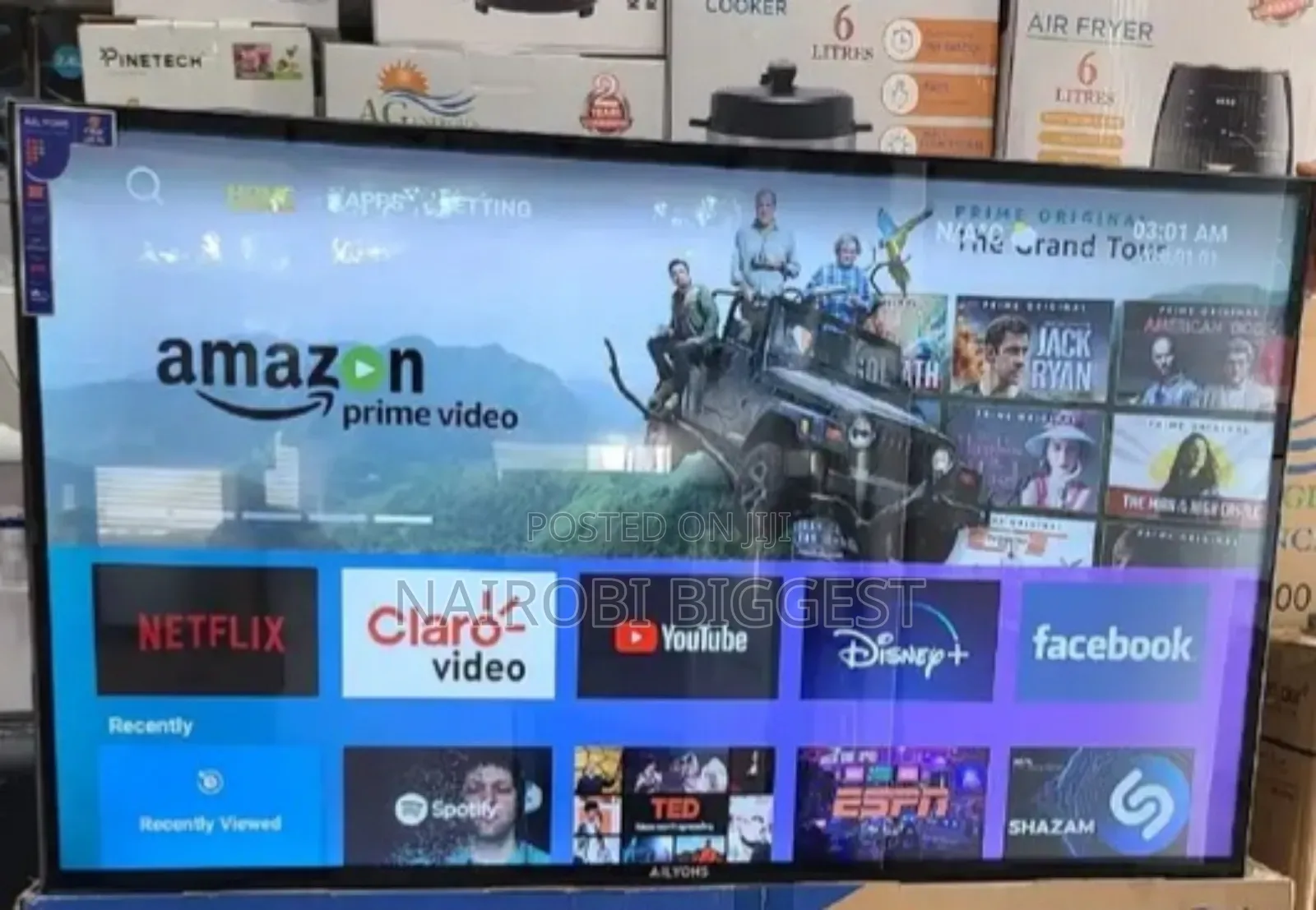 Ailyons 43" Frameless Television