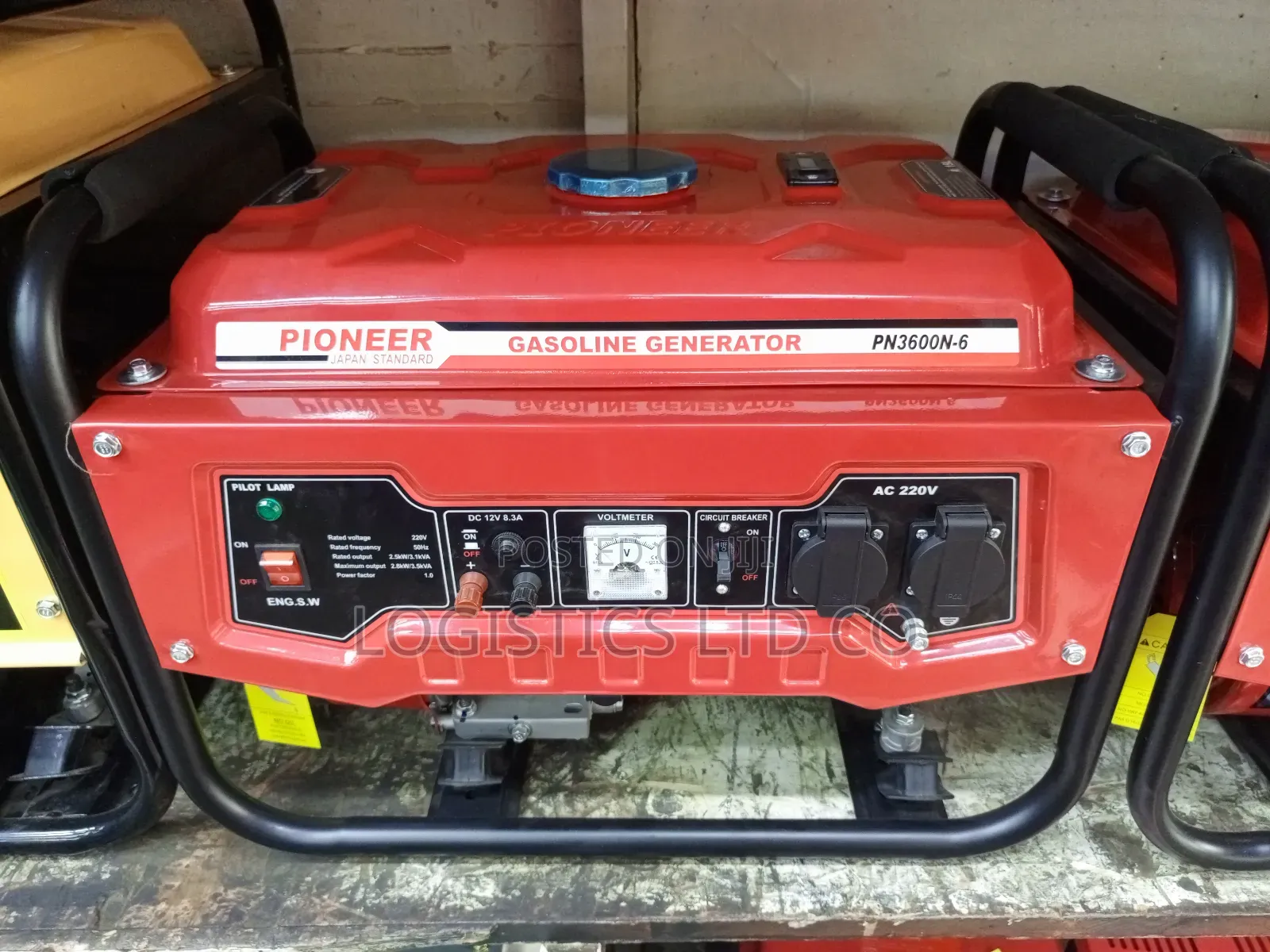 Pioneer Japan Pn3600n-6 3.5kva Gasoline Generator