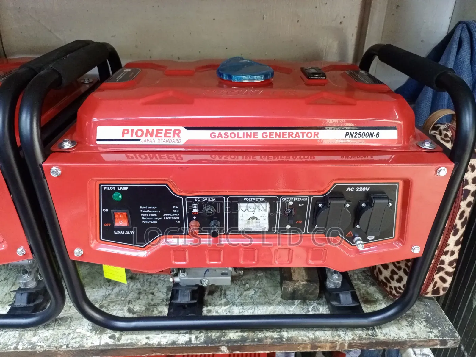 Pioneer Japan Pn2500n-6 2.5kva Gasoline Generator