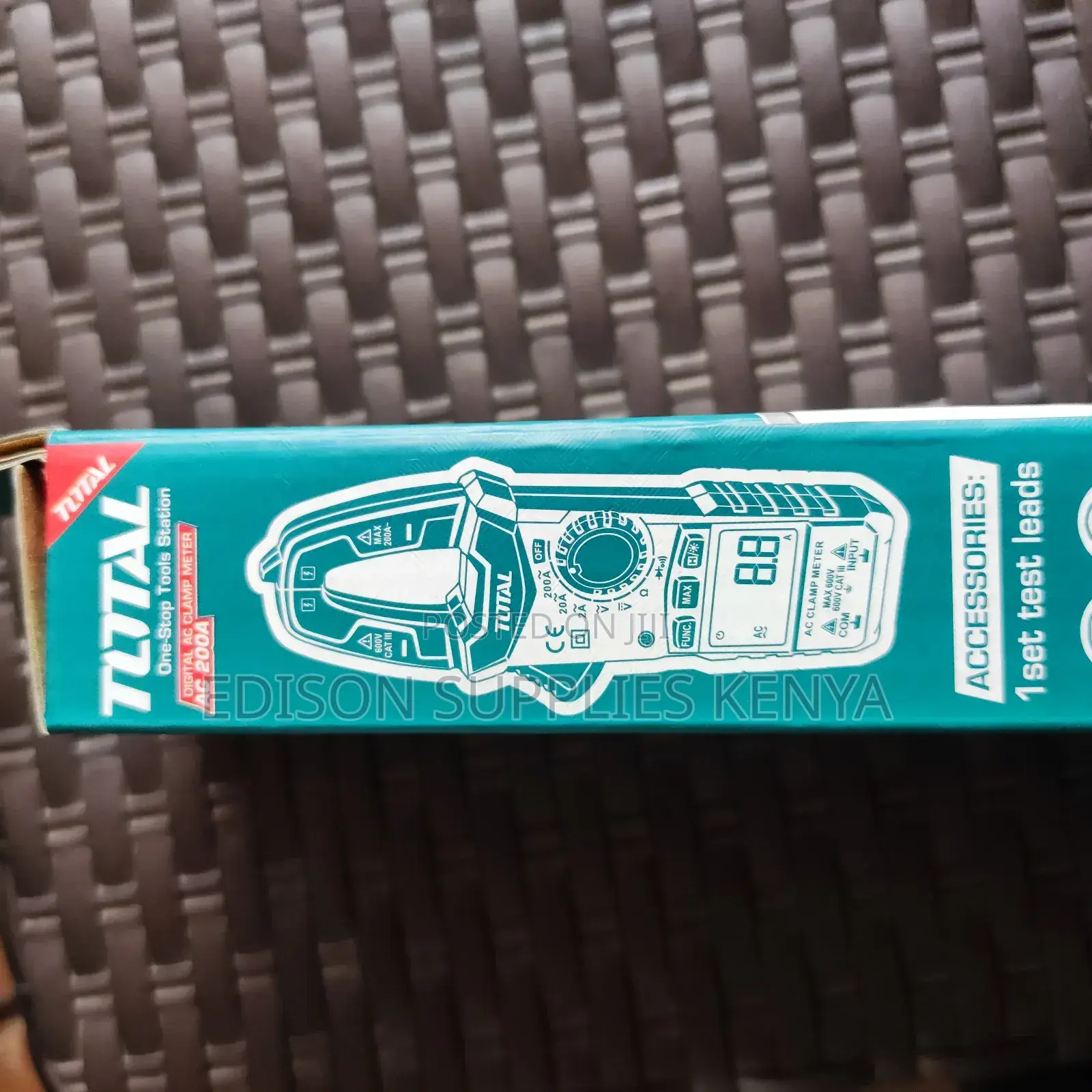 Total Digital Ac Clamp Meter 2000 Counts Industrial Clamp Metres