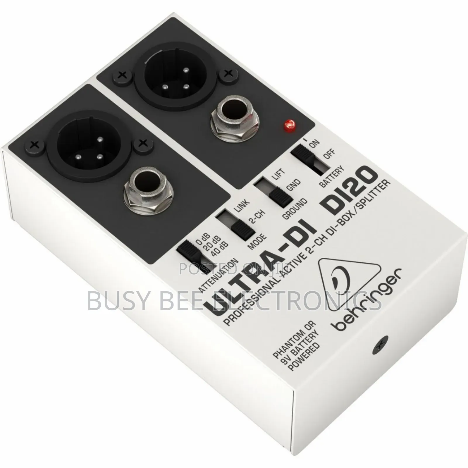 Behringer Ultra Di DI20 Active 2 Channel DI Box Splitter