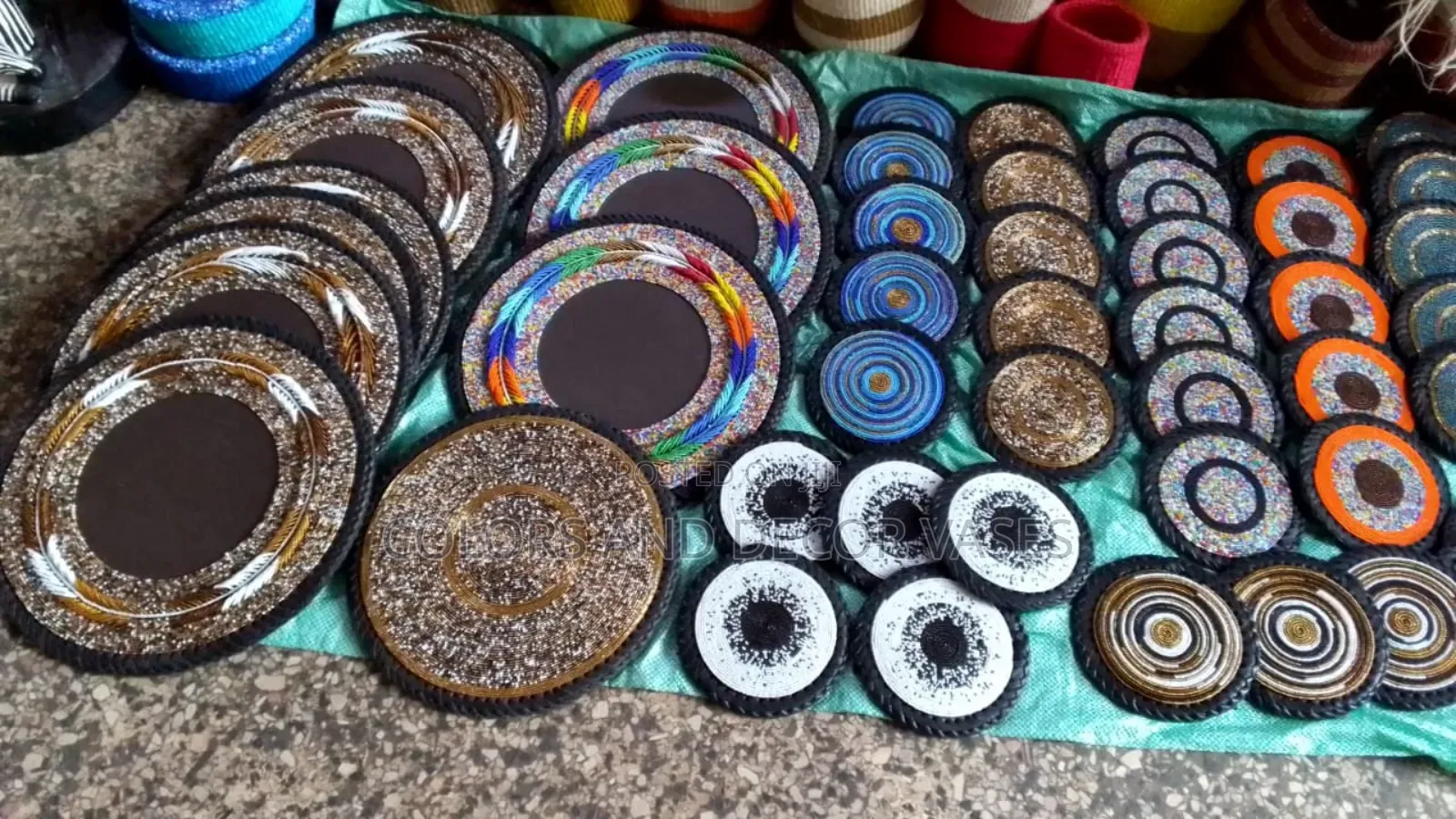 Table Mats Beaded