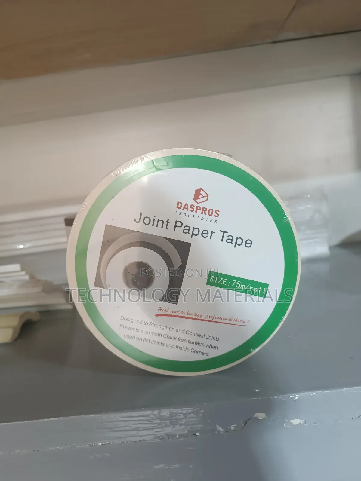 Gypsum Paper Joint Tape 75m