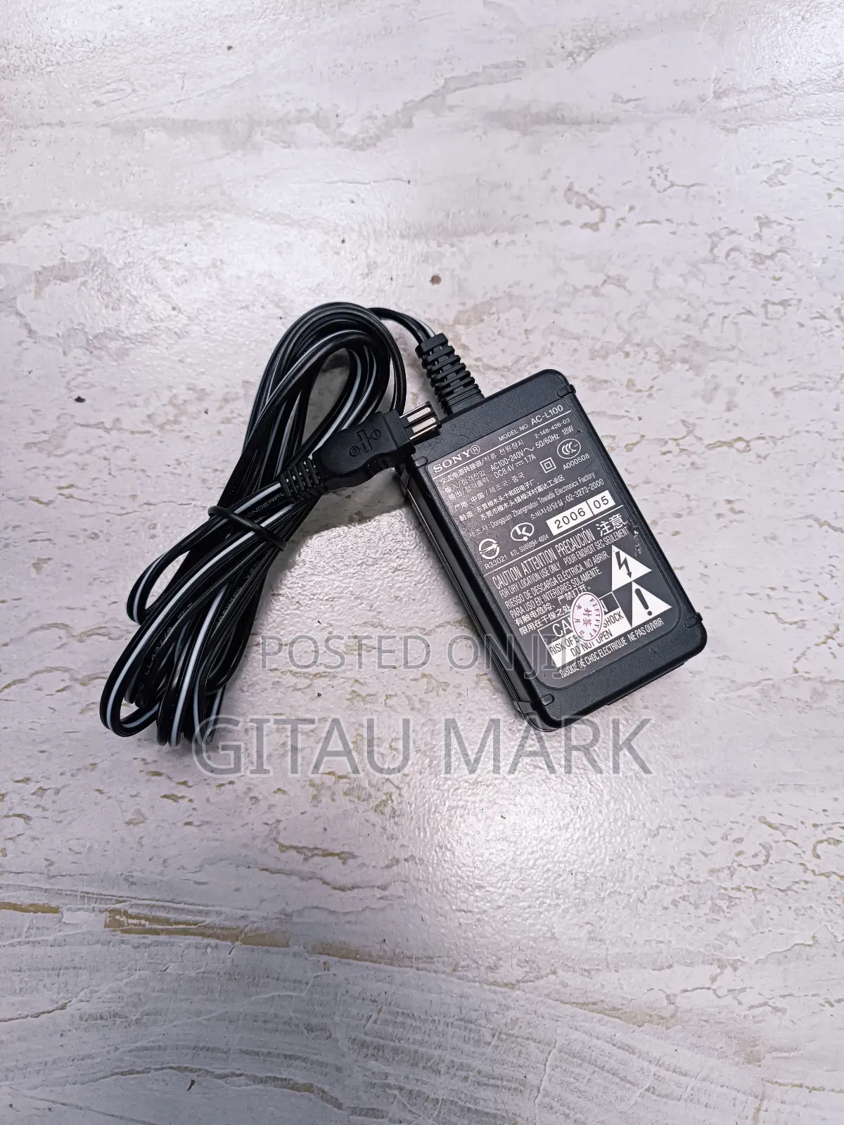 Sony Ac-L100 Portable Handycam Ac Adaptor