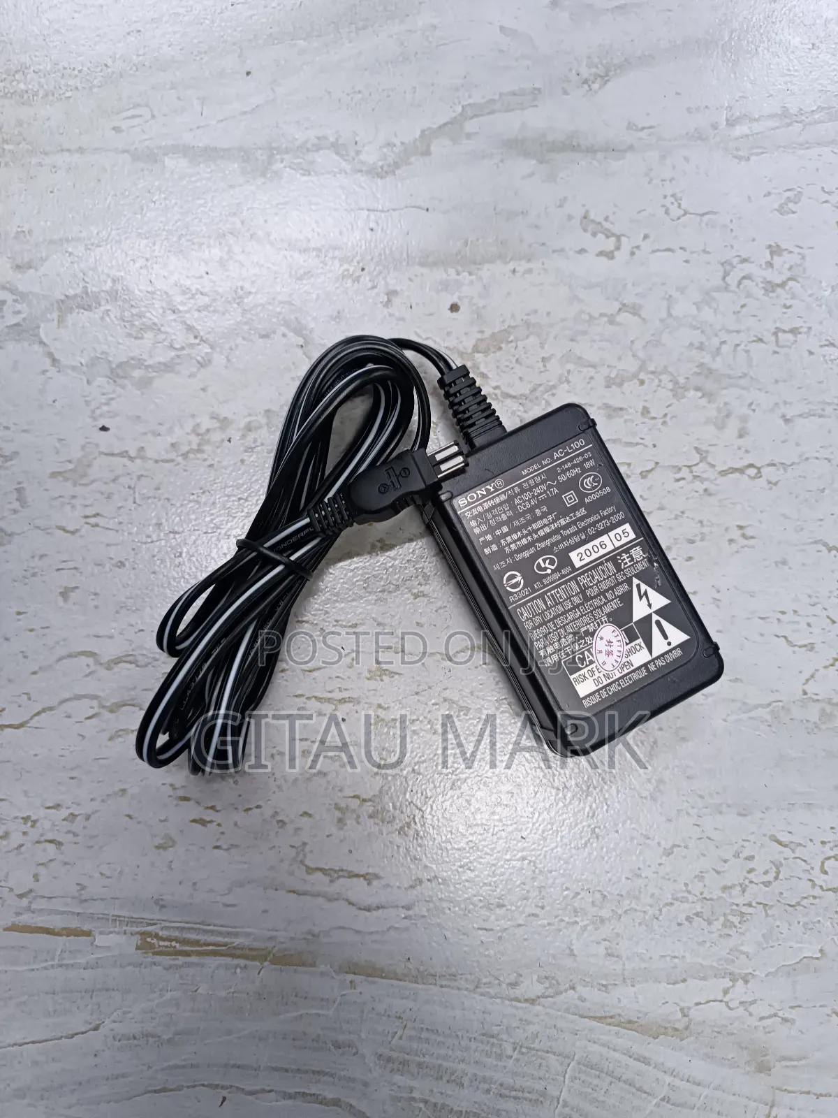 Sony Ac-L100 Portable Handycam Ac Adaptor