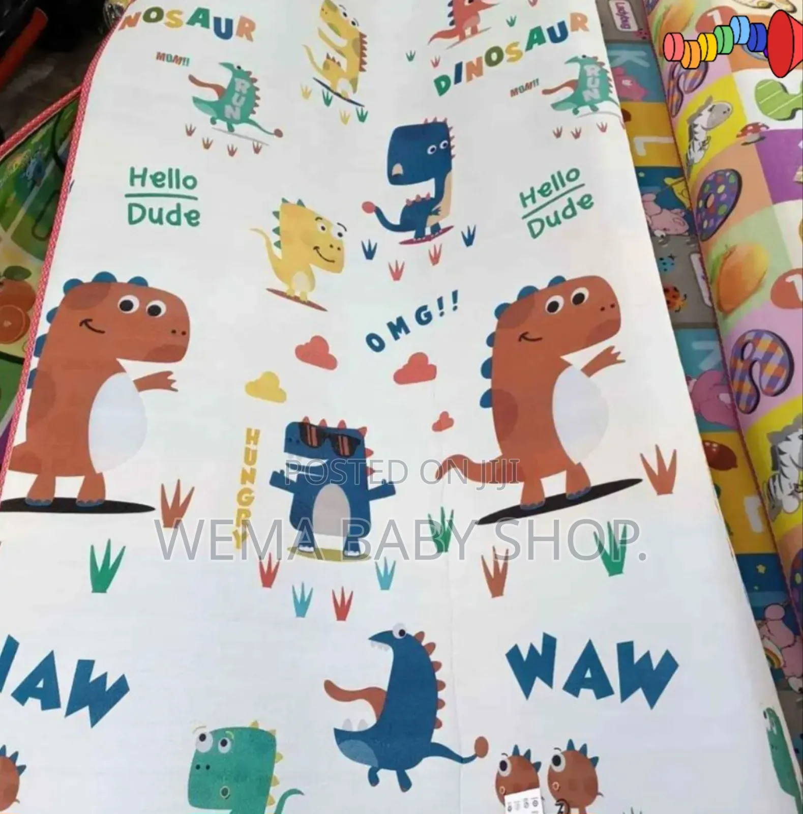 Double Sided Spongy Waterproof Baby Crawling Mat
