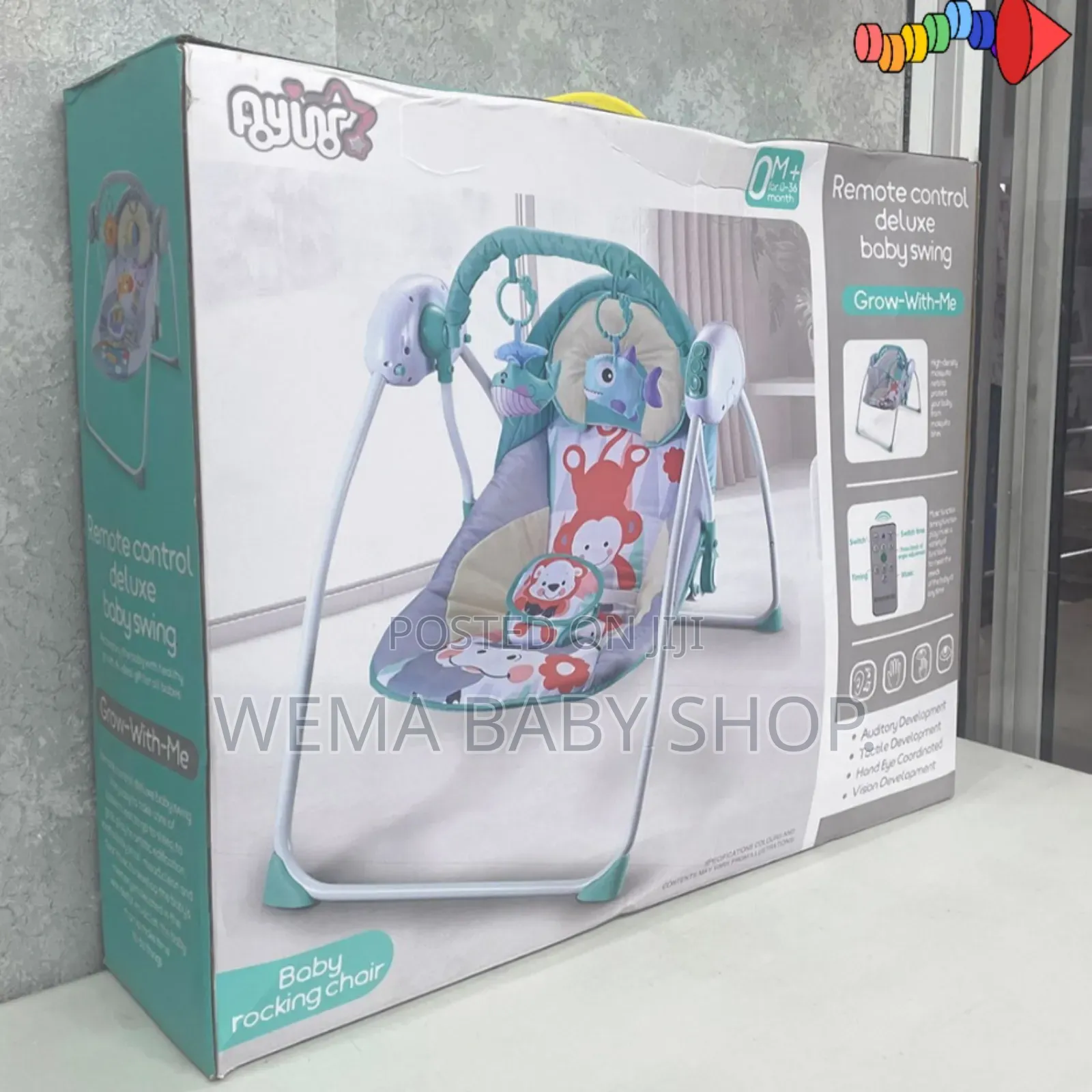 Deluxe Electric Baby Swing With Net