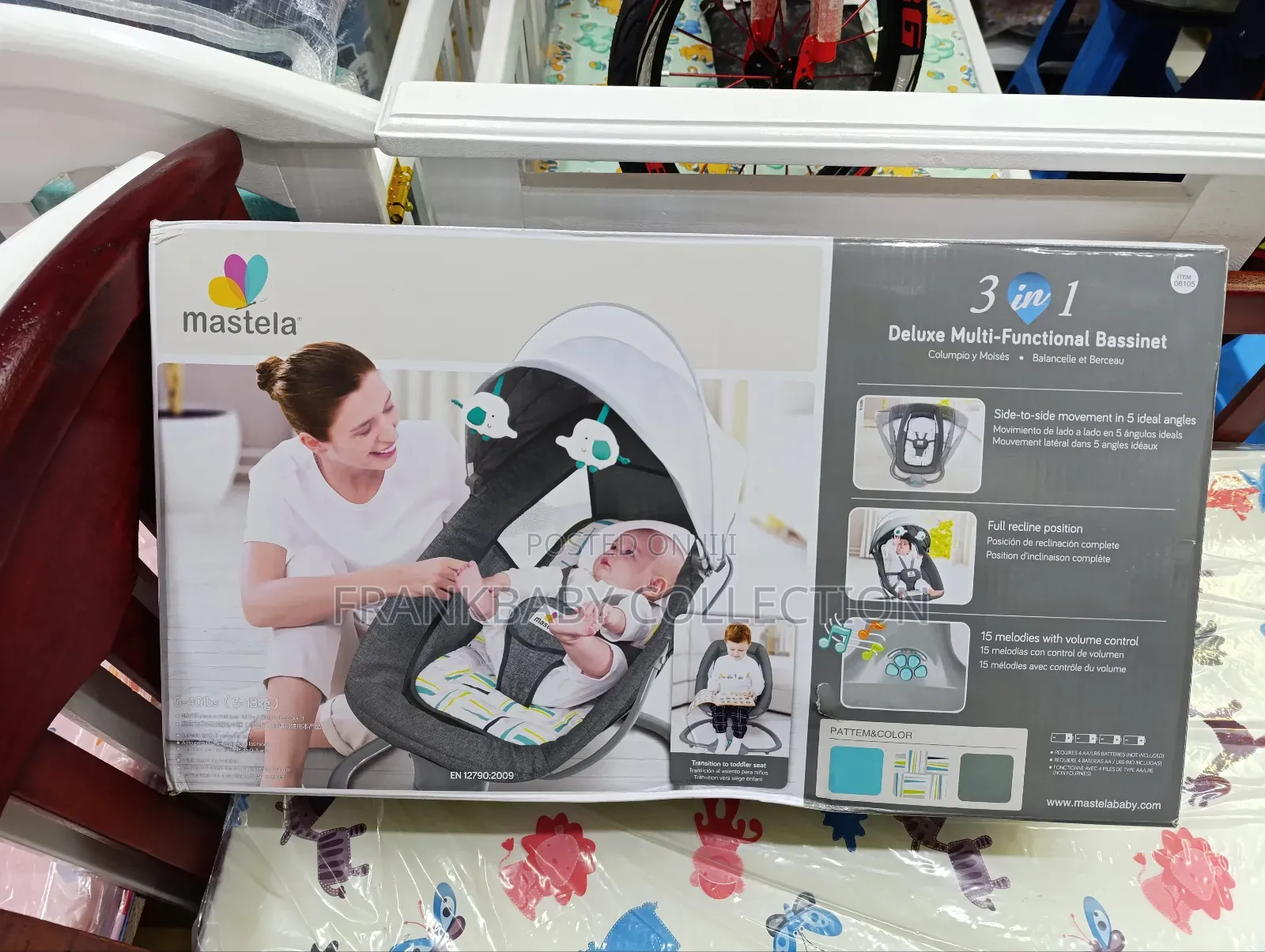 3 in 1 Electric/Battery Operated Baby Swing