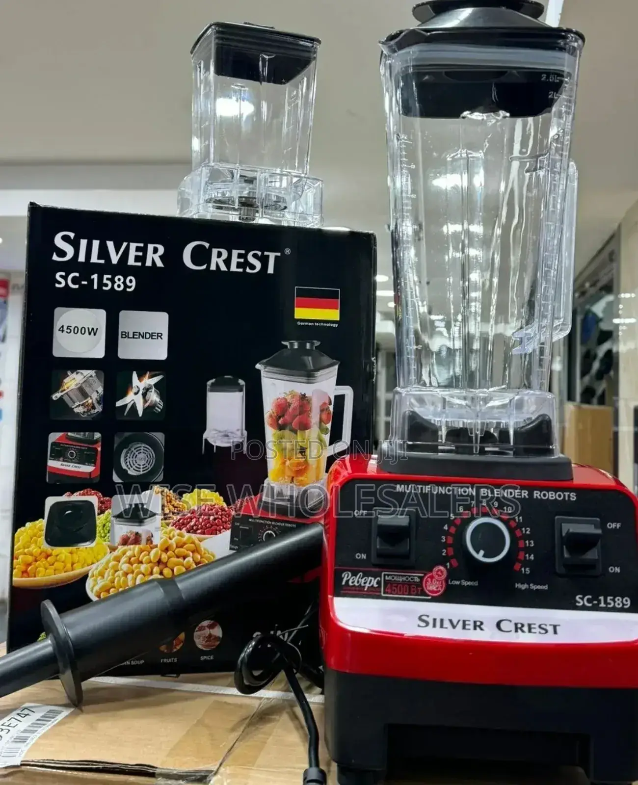 Silver Crest Heavy Duty Professional Commercial Blender••°