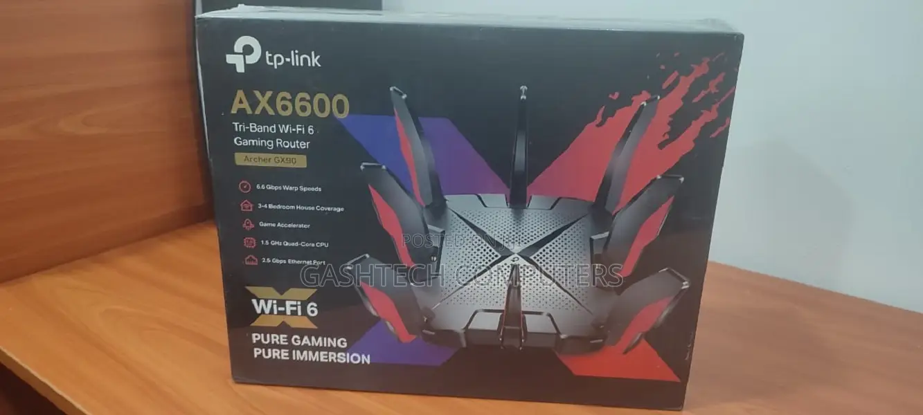 Tp-Link Gaming Router Tp-Link Ax6600 Wifi 6 *Tl-Archer Gx90