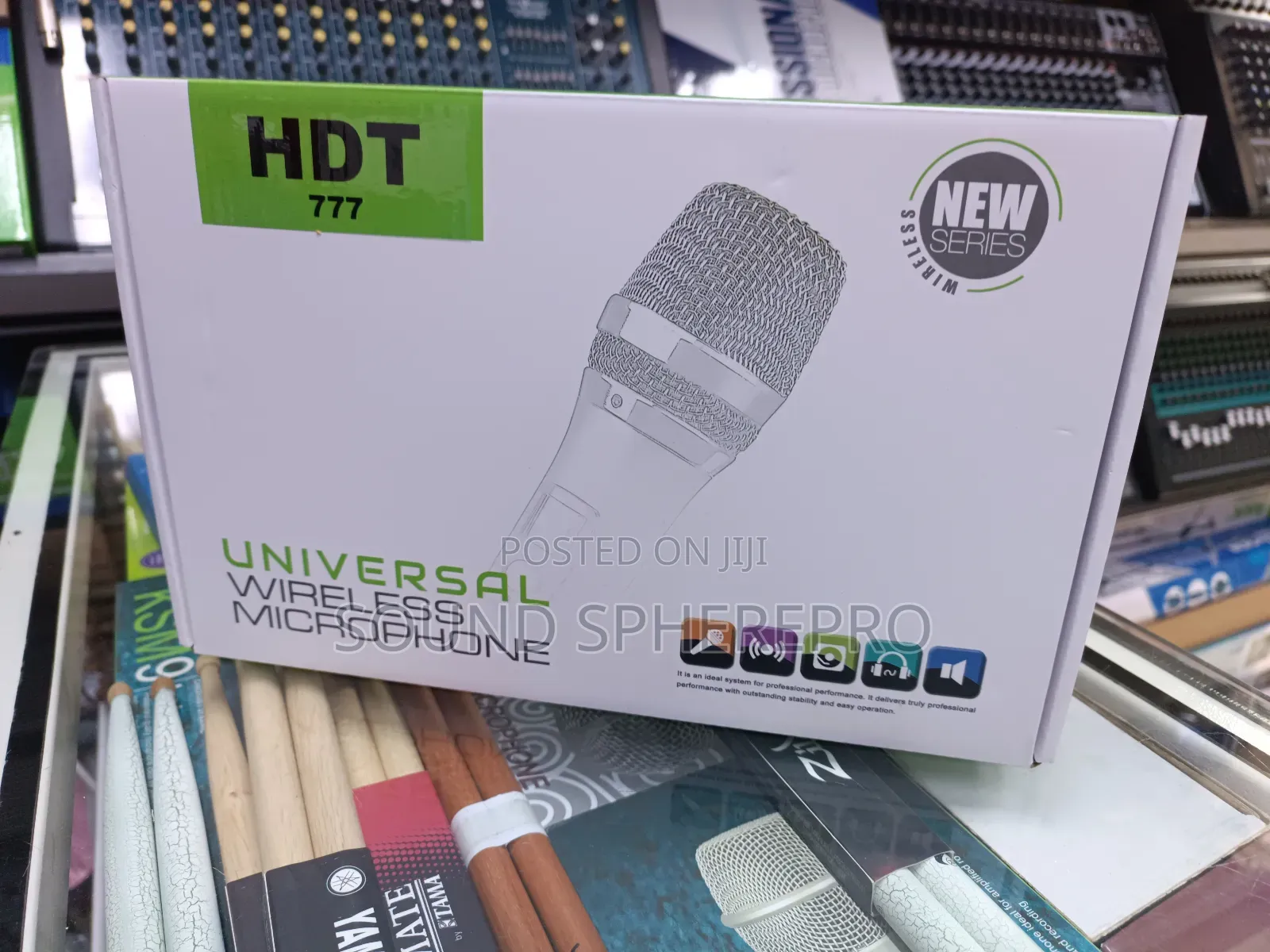 HDT 777 2 in 1 Wireless Microphone