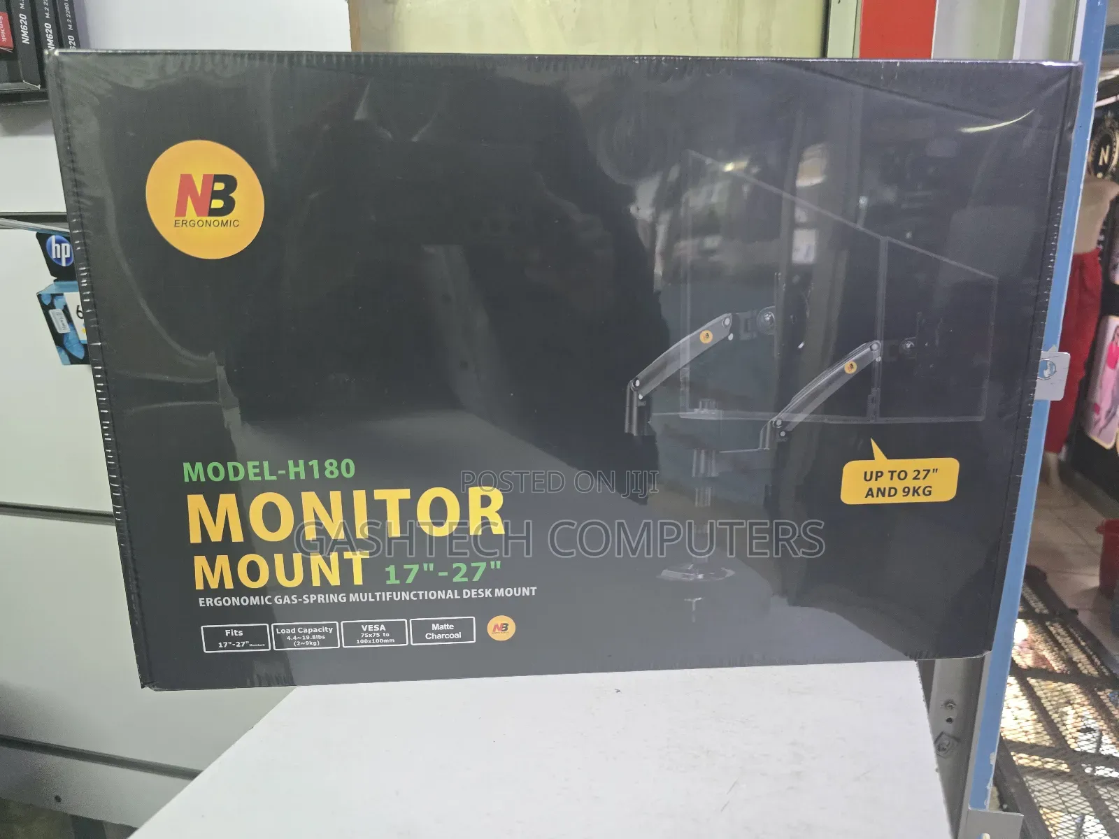Dual Monitor Arm -H180 Size 17" to 32" Inch