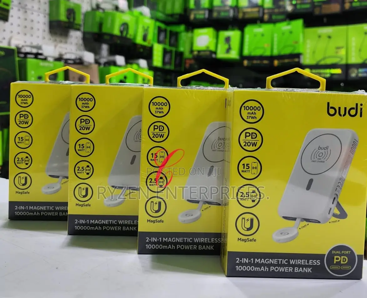 Budi PB081W PD 20W 10,000mah Magnetic Wireless Power Bank Wi