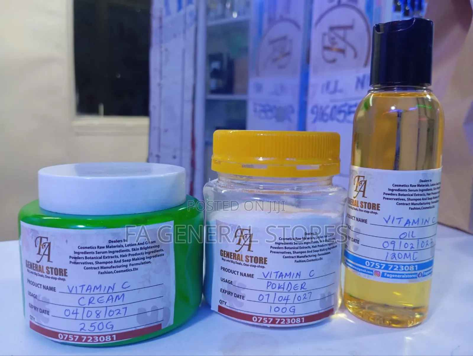 Vitamincpowder, Serum,Cream, Tablets,Gummies,Soap,Scrub, Oil